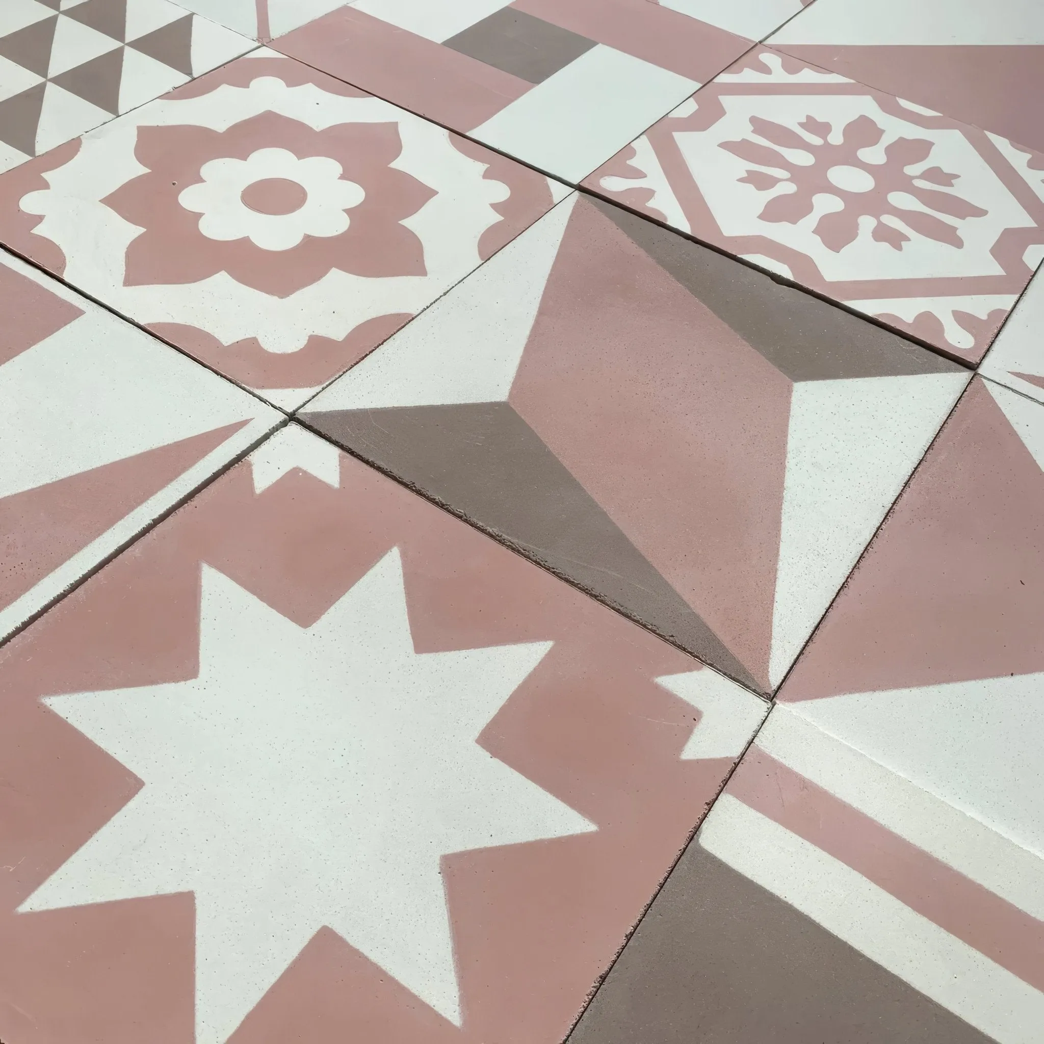 Pink Patchwork Tile