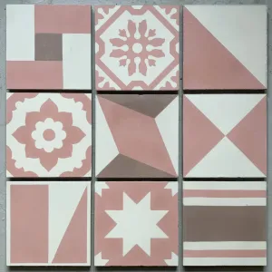 Pink Patchwork Tile