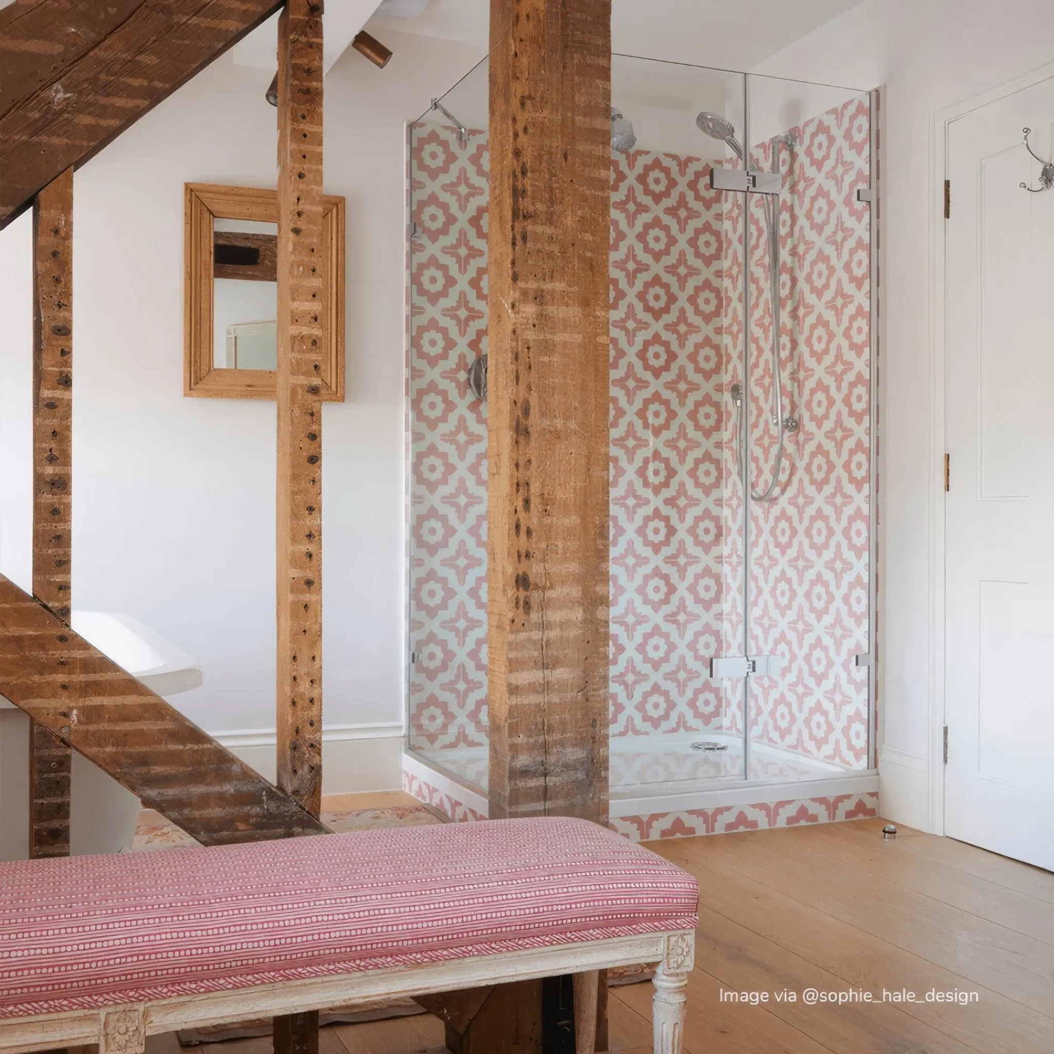 Pink Santona Tile
