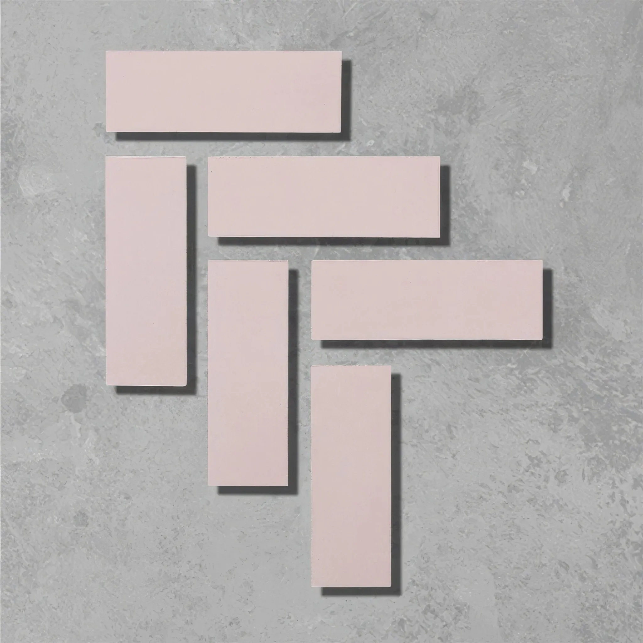 Plaster Herringbone Tile