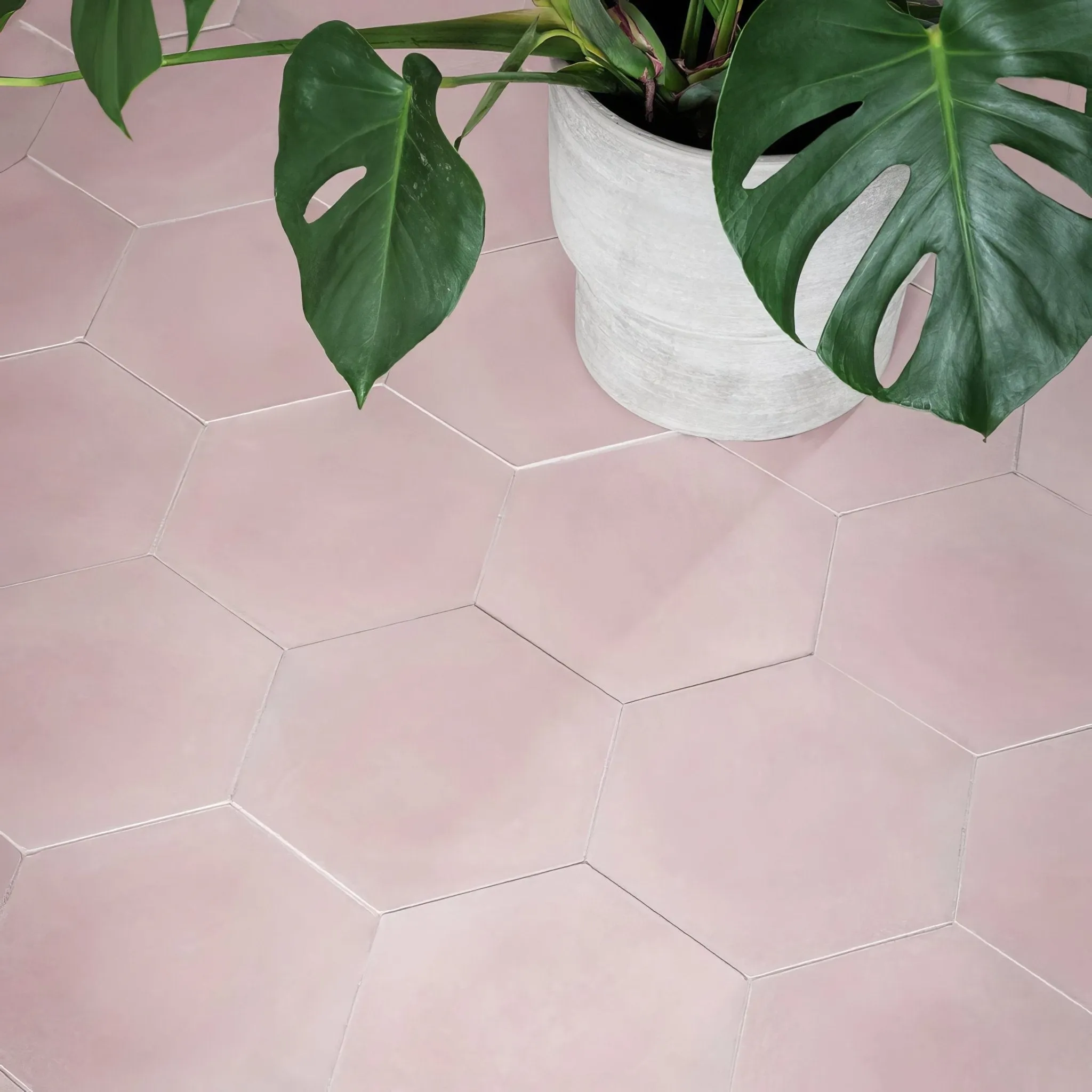Plaster Hexagonal Tile