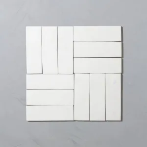Porcelain White Bejmat Rectangle Tile