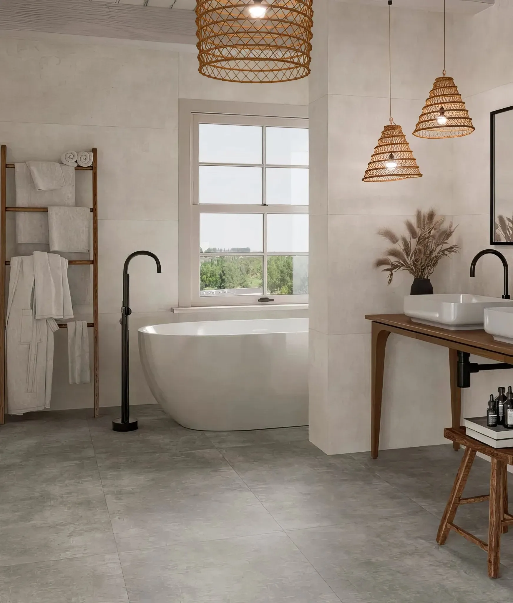 Portare Loft Porcelain Grey 120 x 60cm