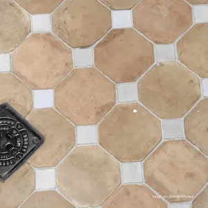 Raw & White Mosaic Zellige Tile