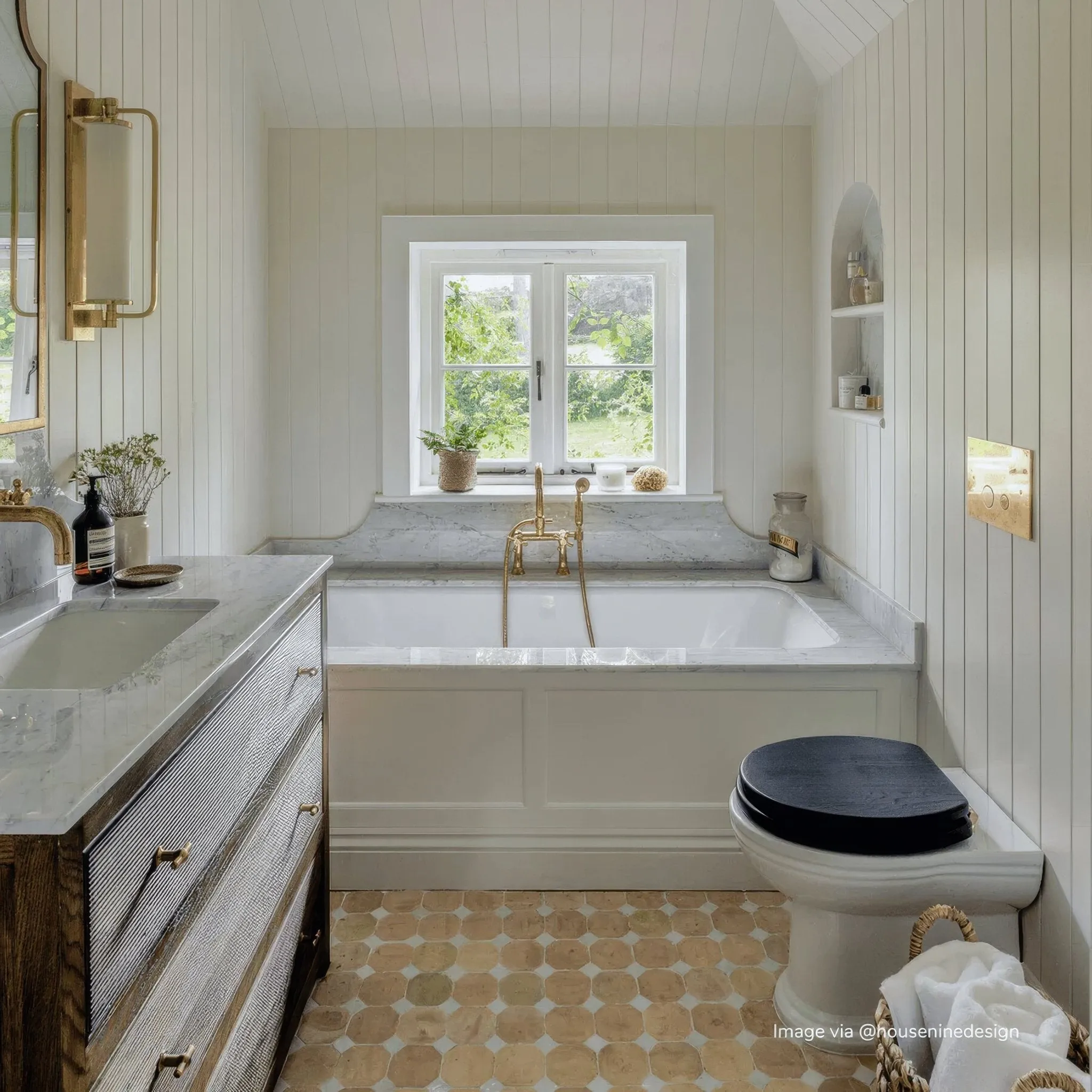 Raw & White Mosaic Zellige Tile