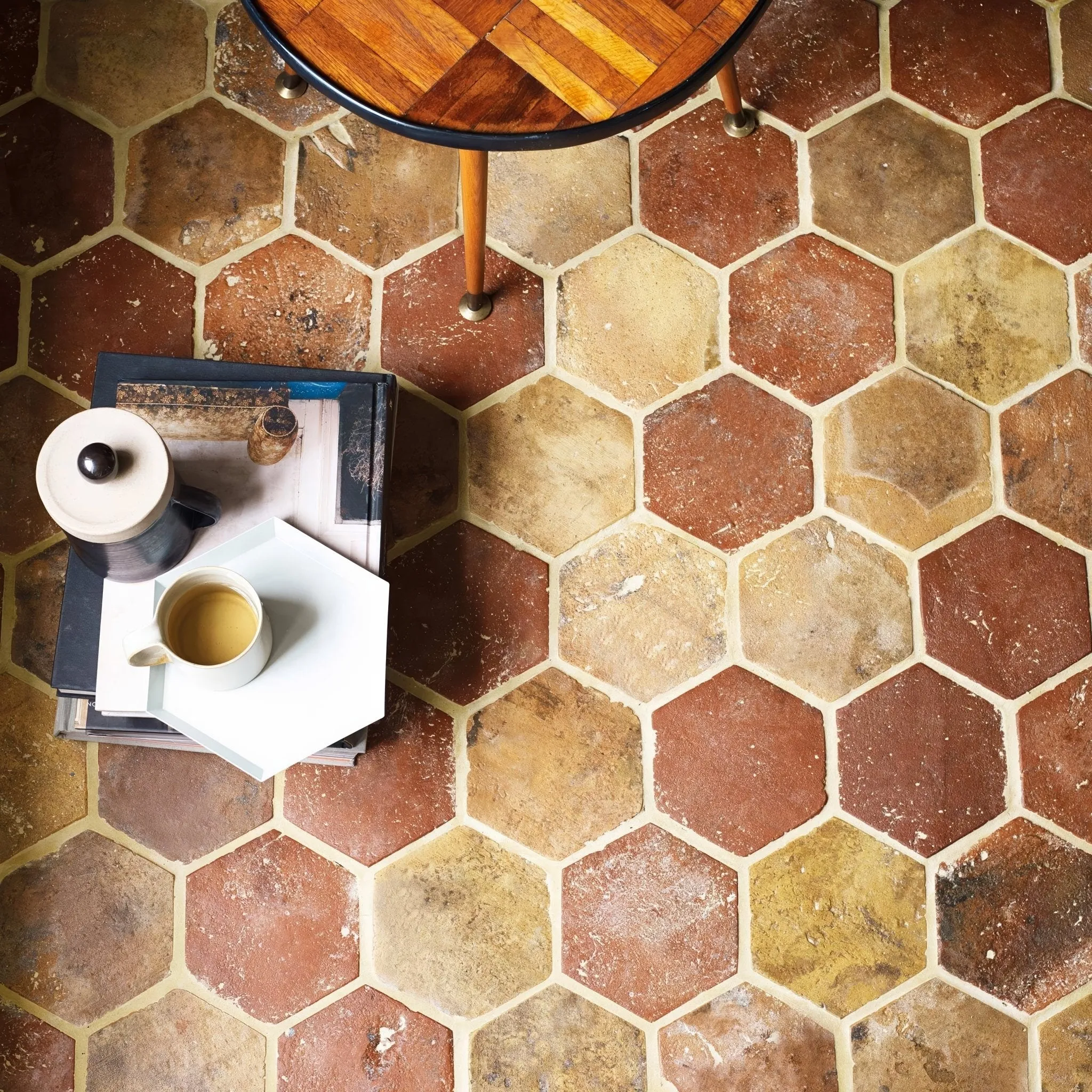 Reclaimed Terracotta Hexagon