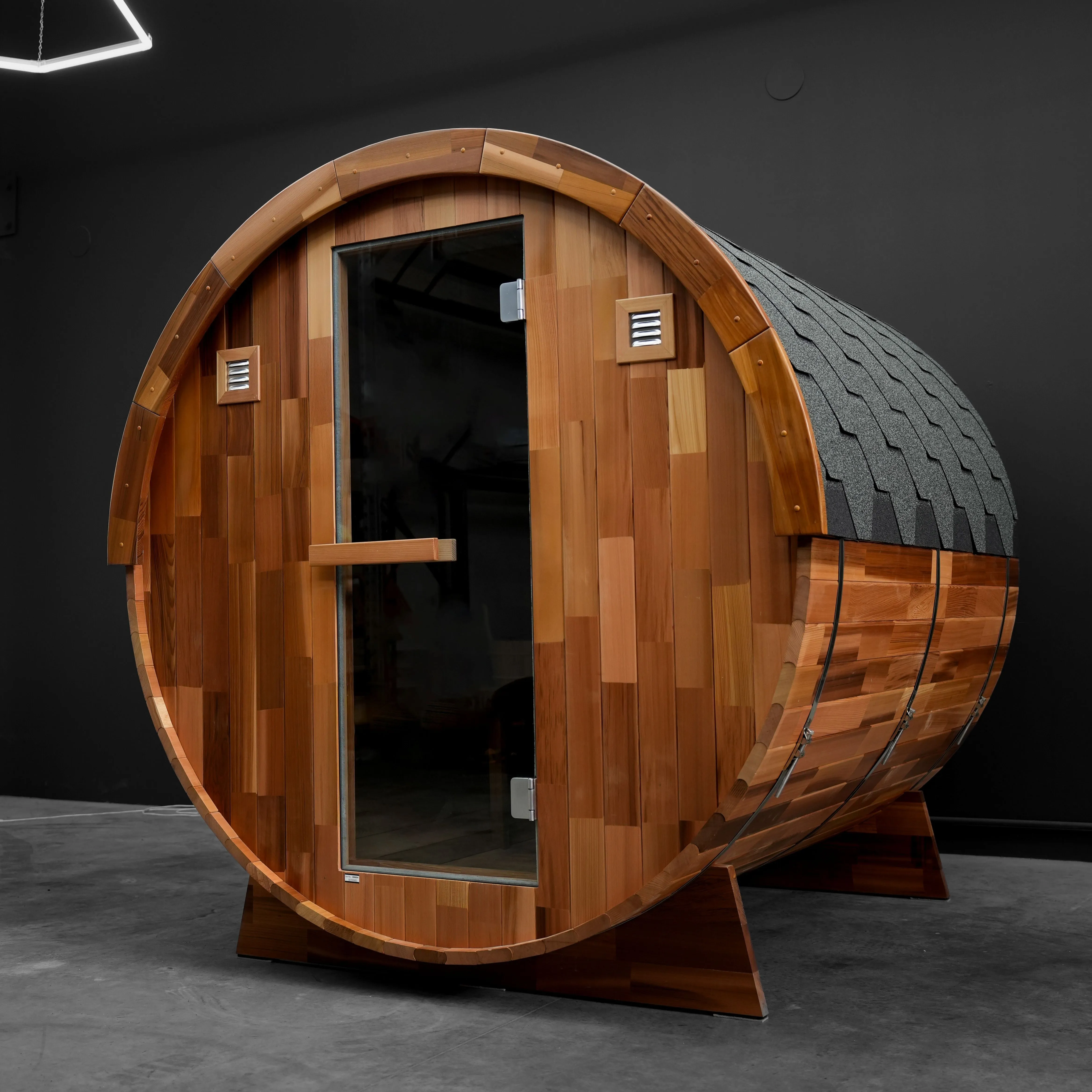 Rejuvenex - Outdoor Cedar Barrel Sauna
