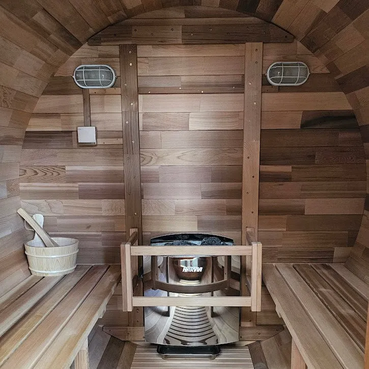 Rejuvenex - Outdoor Cedar Barrel Sauna