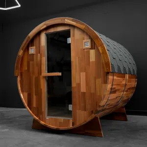 Rejuvenex - Outdoor Cedar Barrel Sauna
