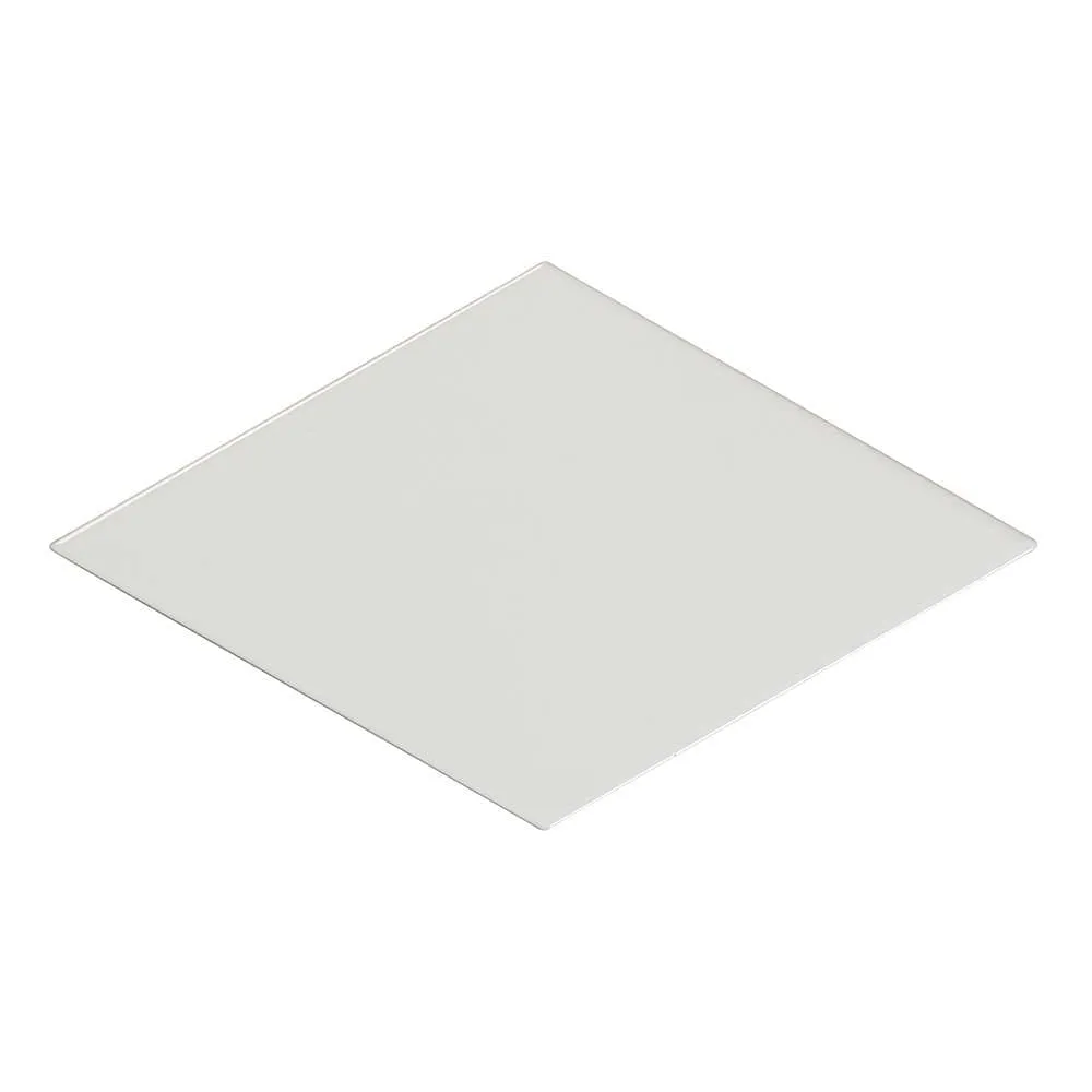 Rhomboid White Ceramic Wall Tile 152x263mm