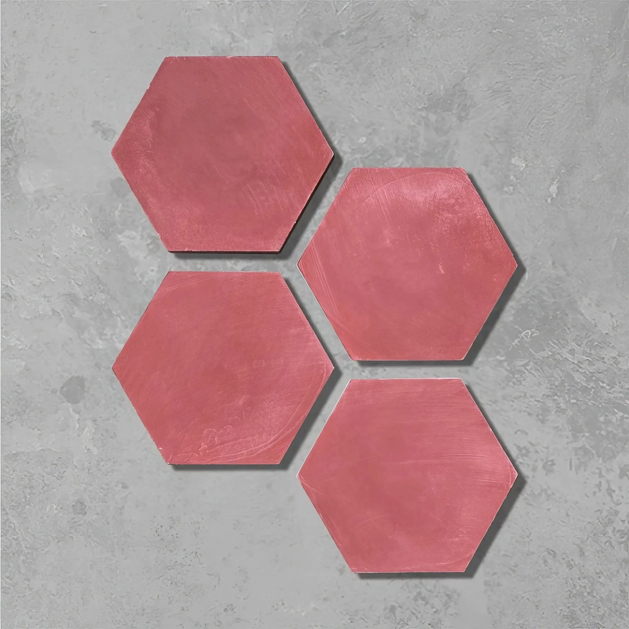 Rhubarb Hexagonal Tile
