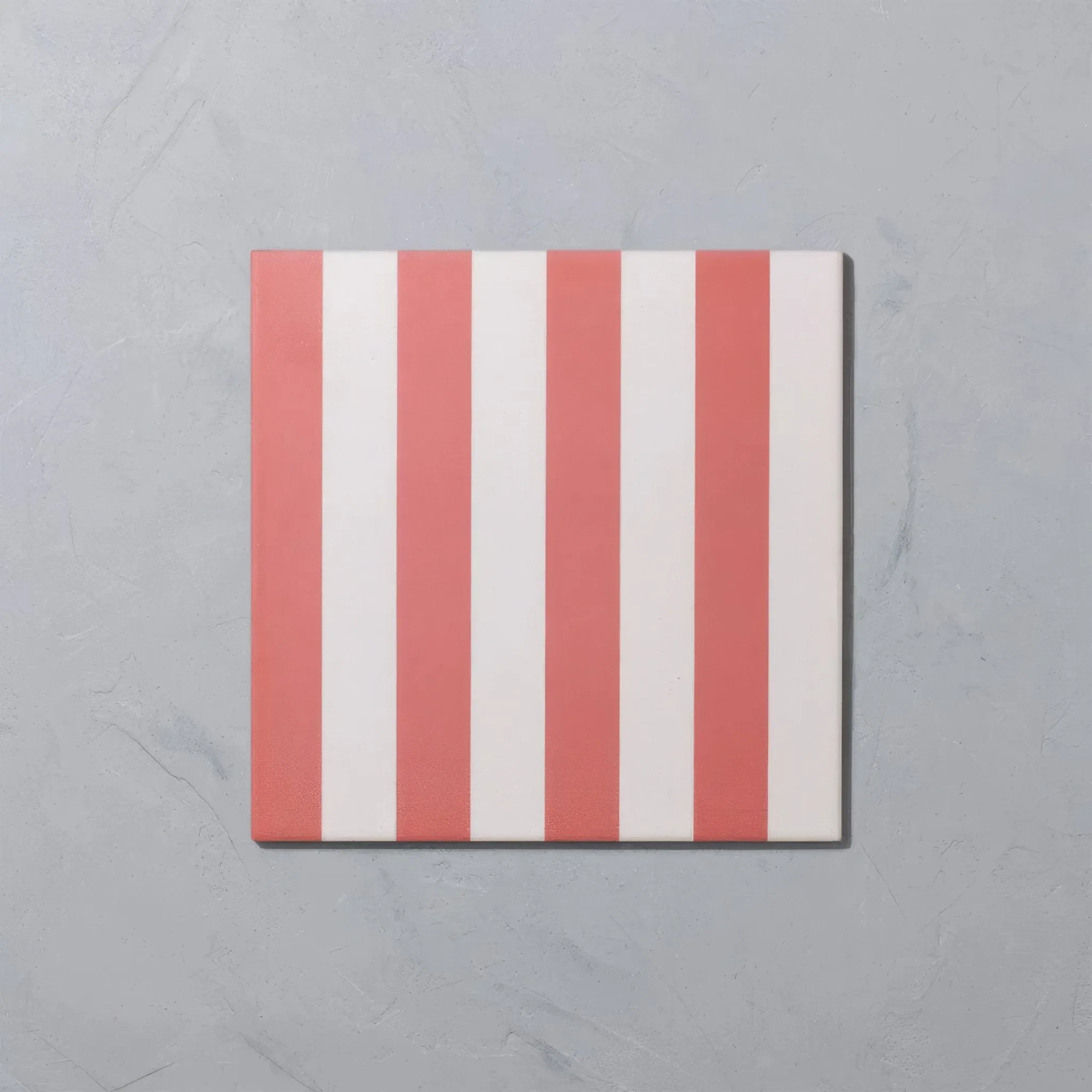 Rhubarb Midi Stripe Porcelain Tile