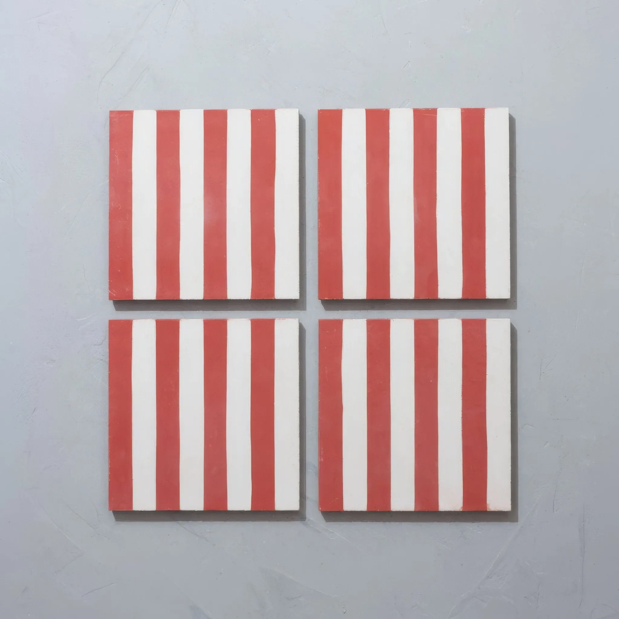 Rhubarb Midi Stripe Tile