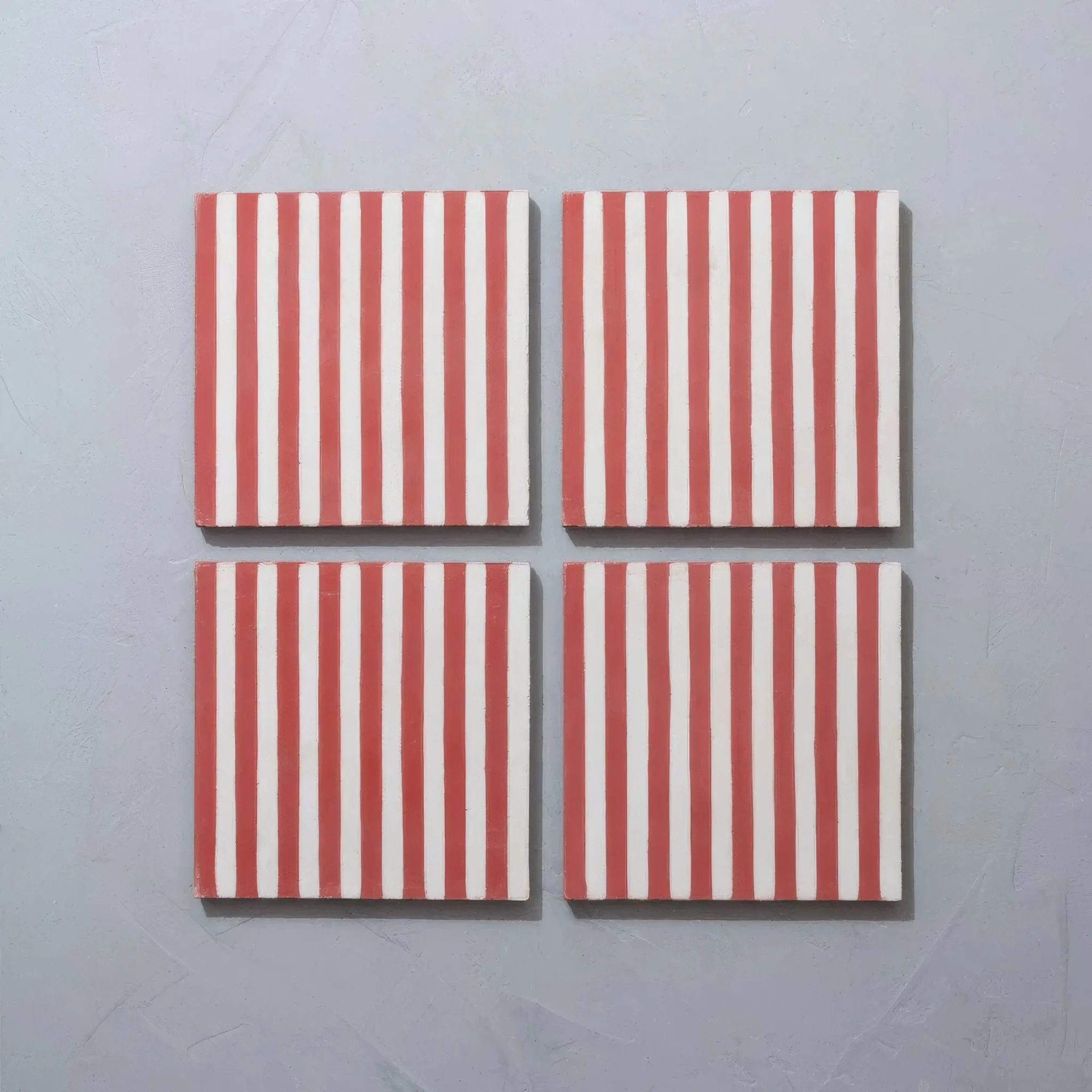 Rhubarb Skinny Stripe Tile