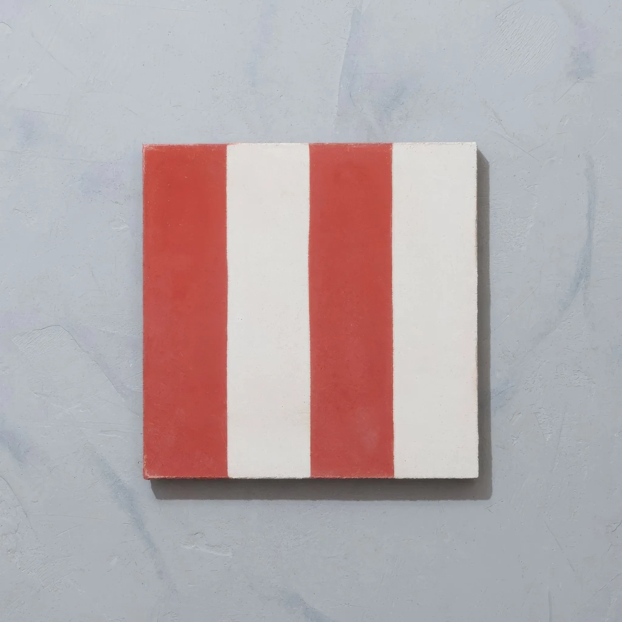 Rhubarb Wide Stripe Tile