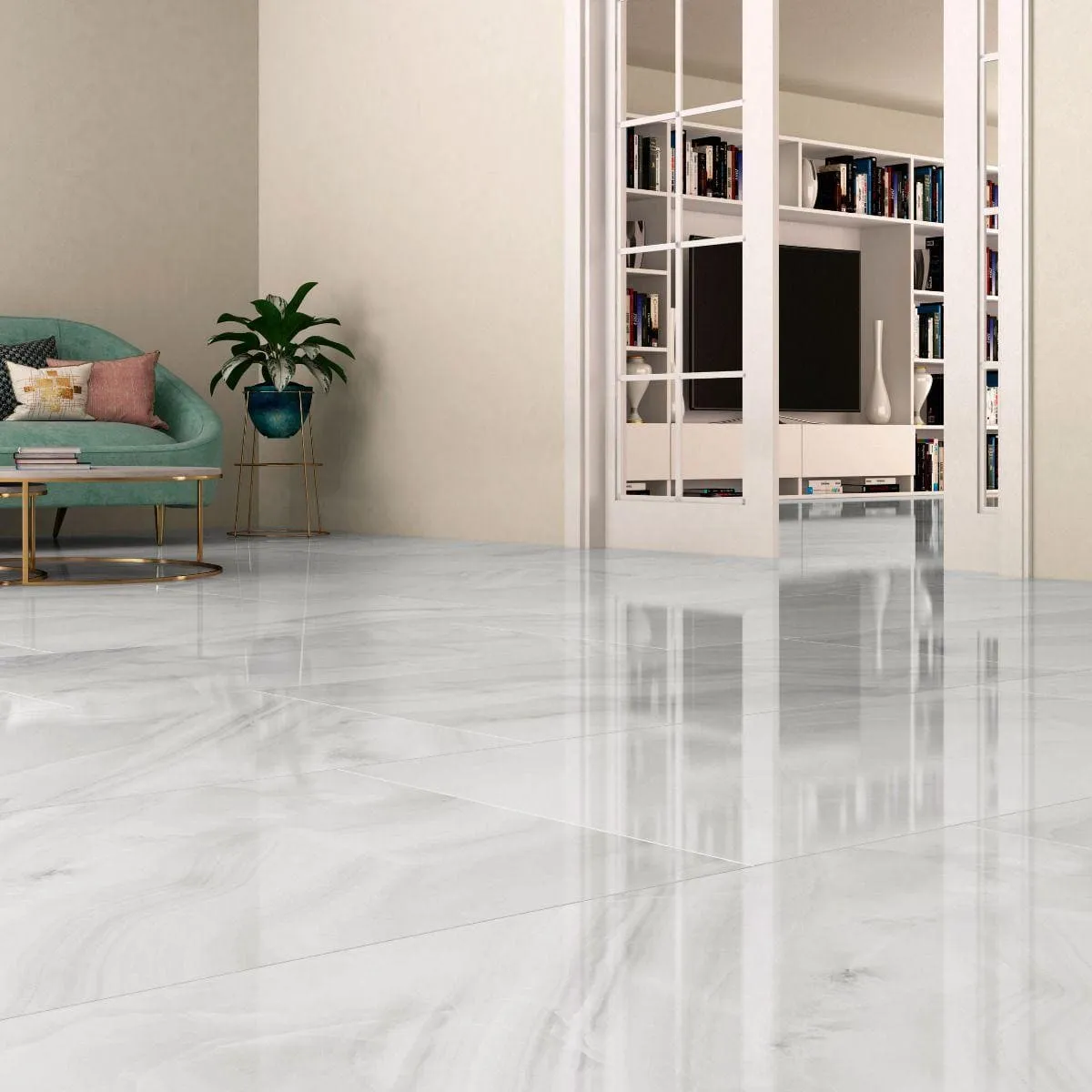 Rodas White 120 x 60cm