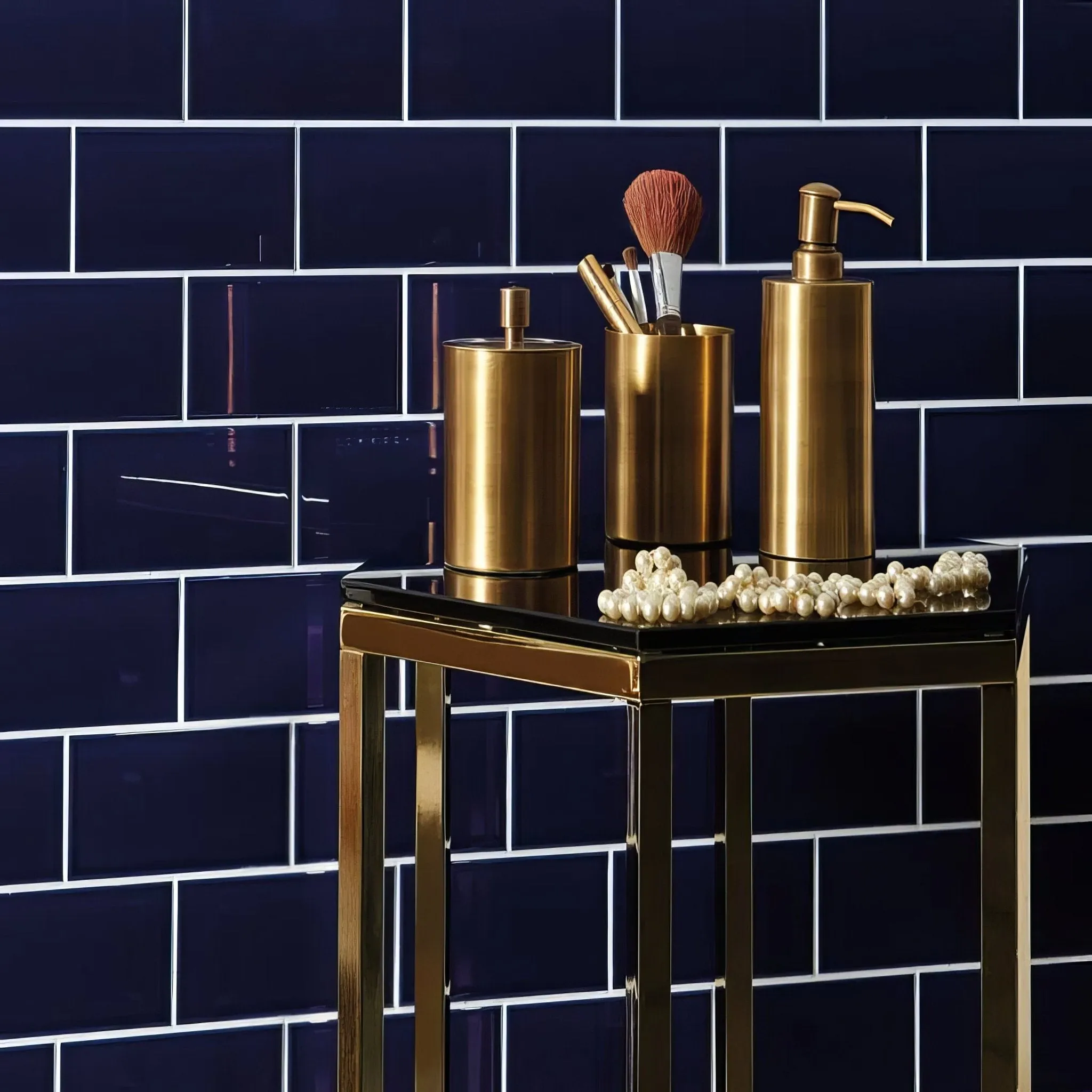 Royal Blue Half Tile