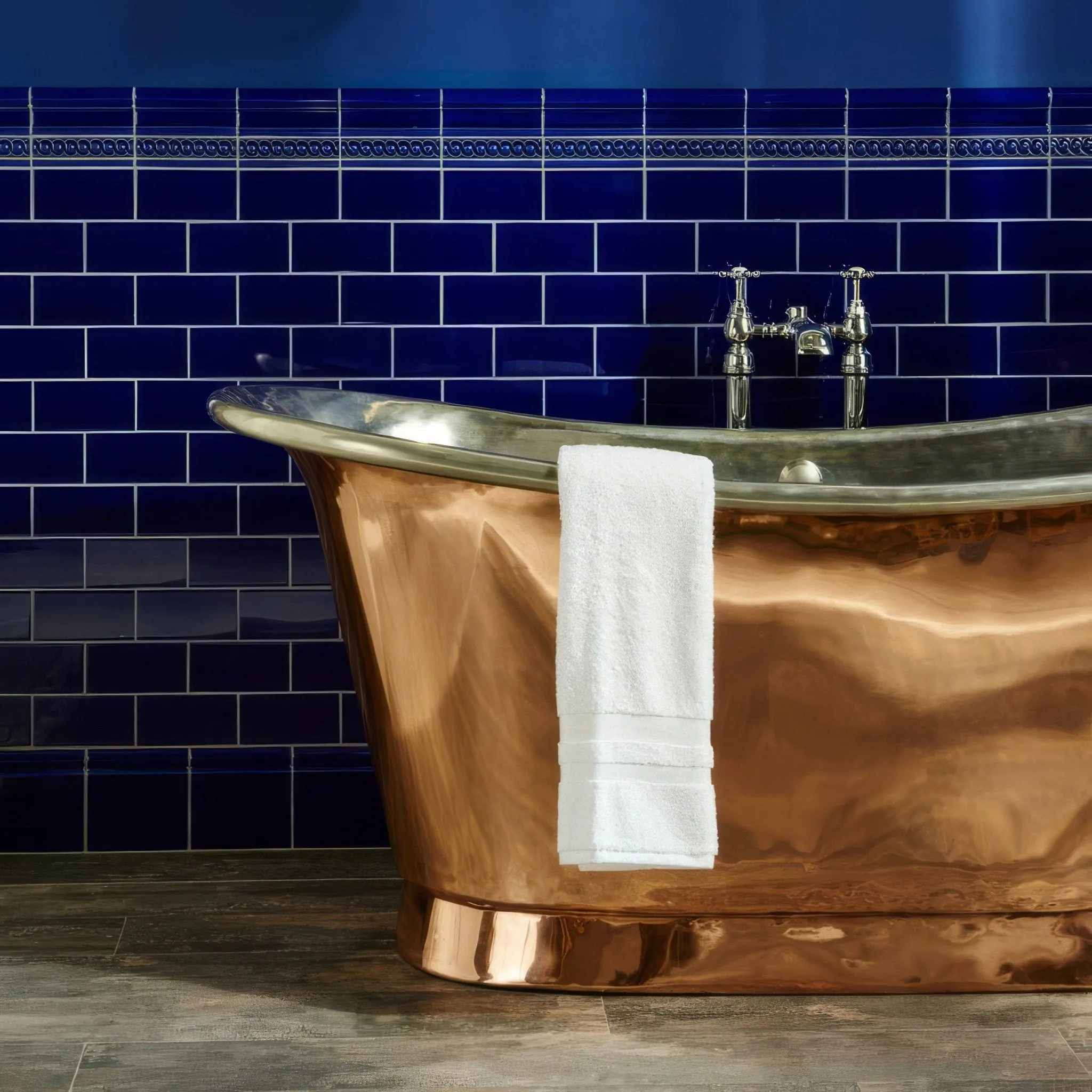 Royal Blue Half Tile