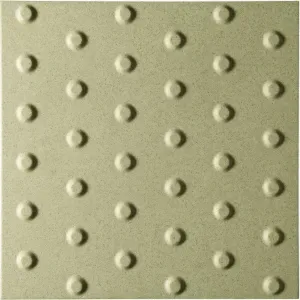 Sand Tactile Blister Quarry Tile 400x400mm
