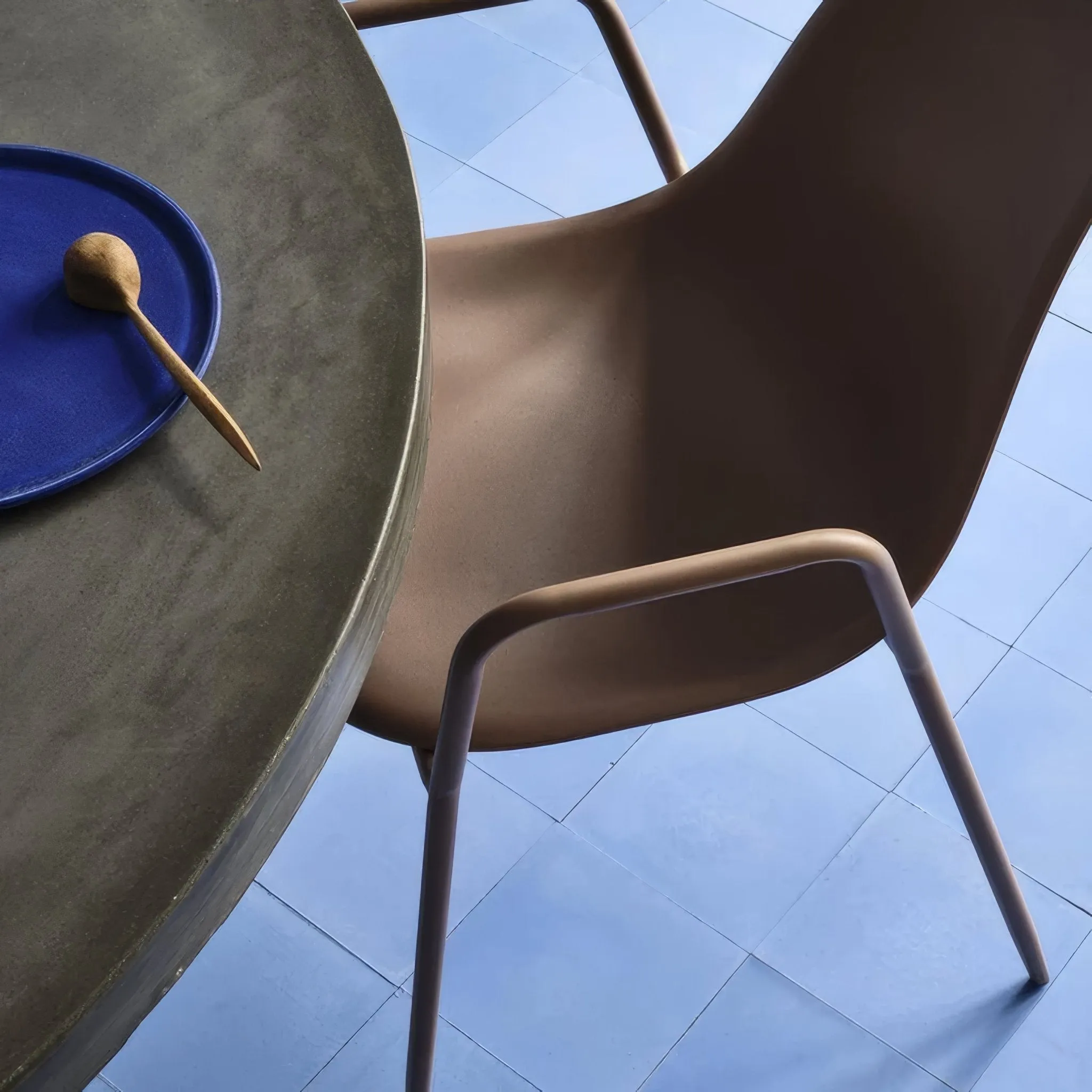 Sea Blue Square Tile