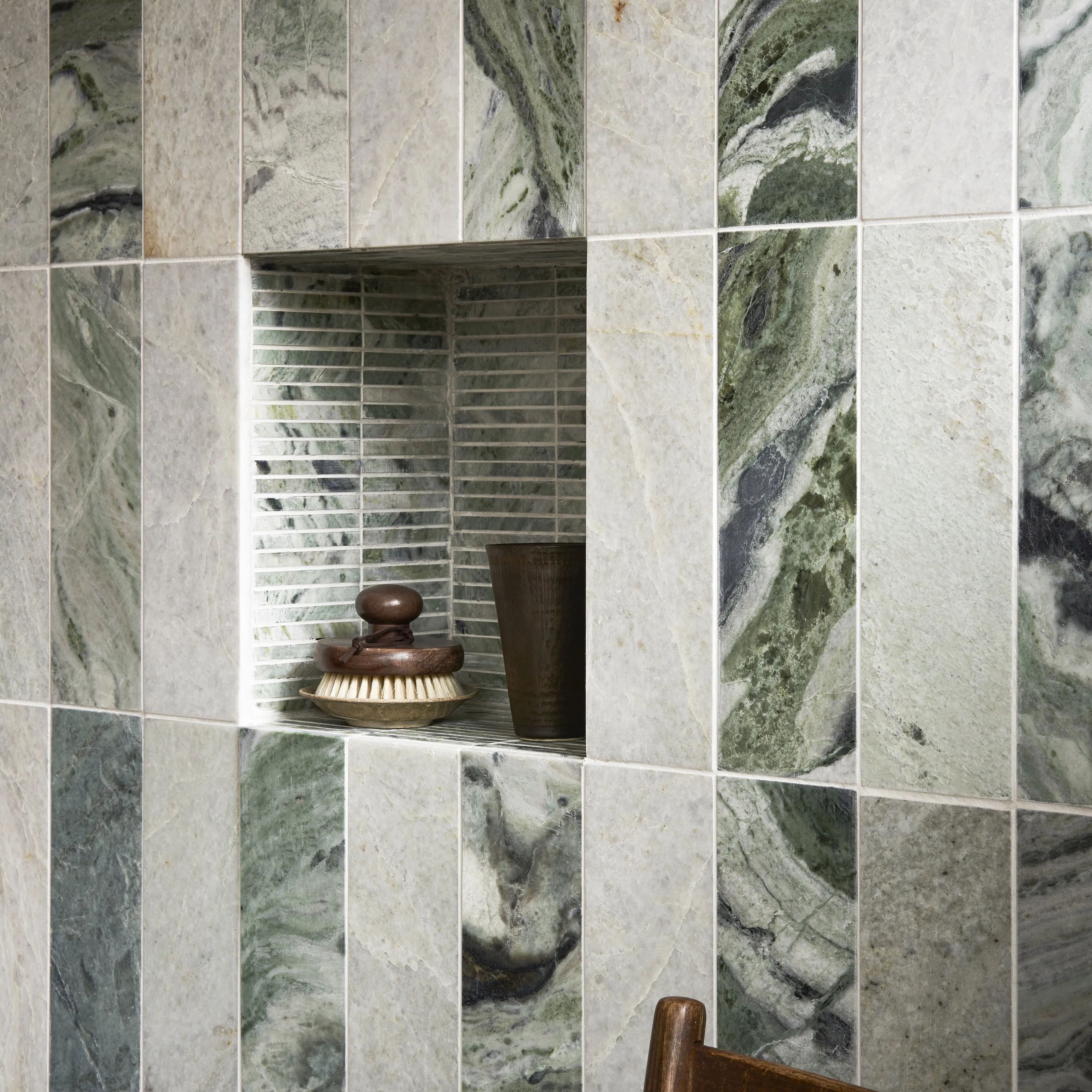 Seaspray Green Marble 10 x 30cm