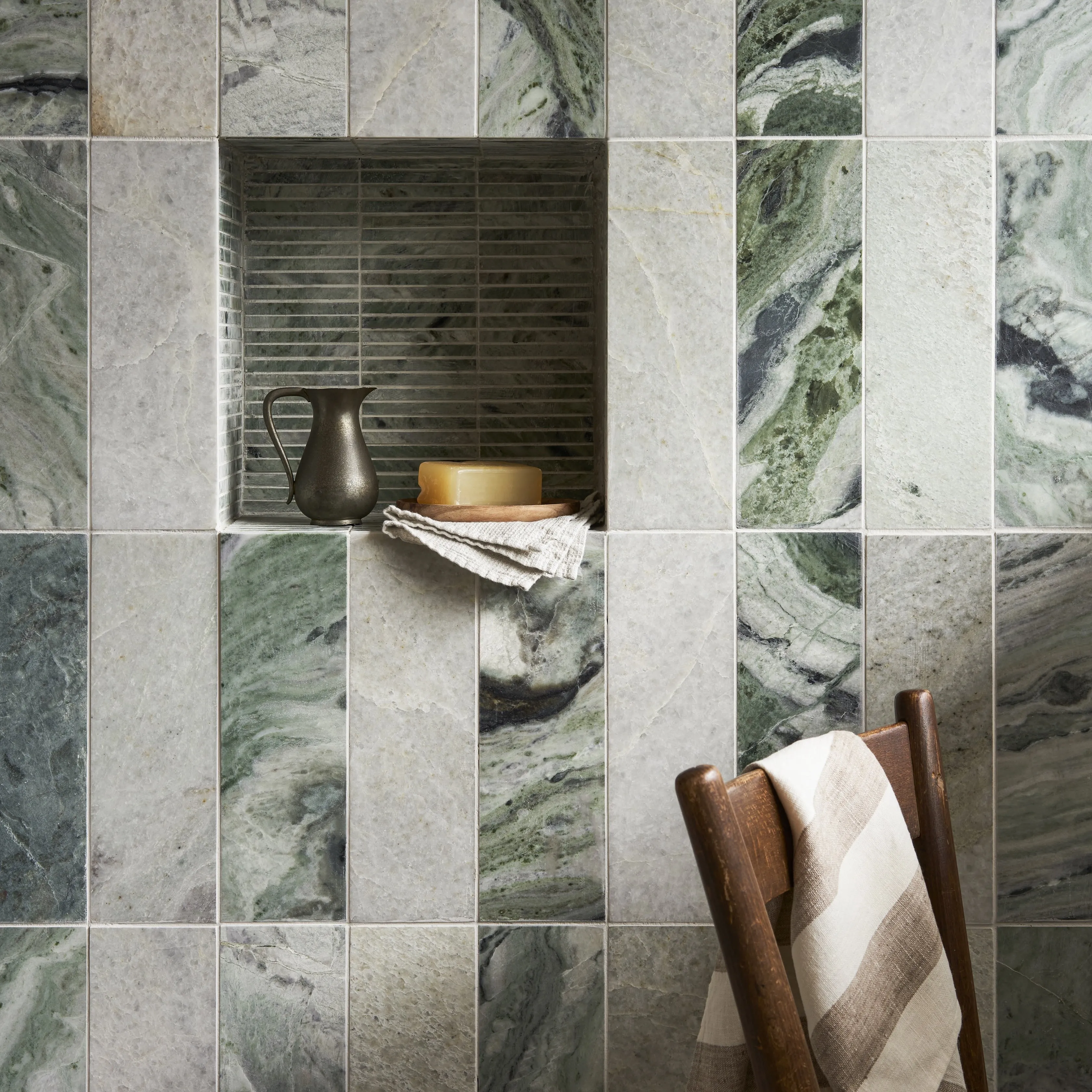 Seaspray Green Marble 10 x 30cm