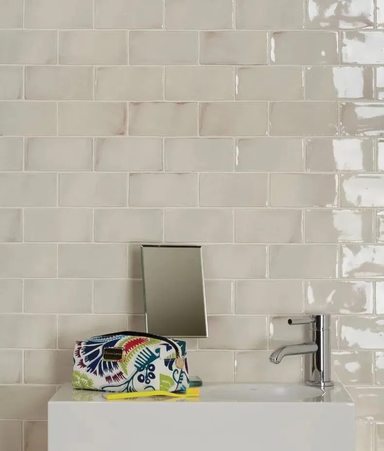Seaton Crackle Ceramic White Sands