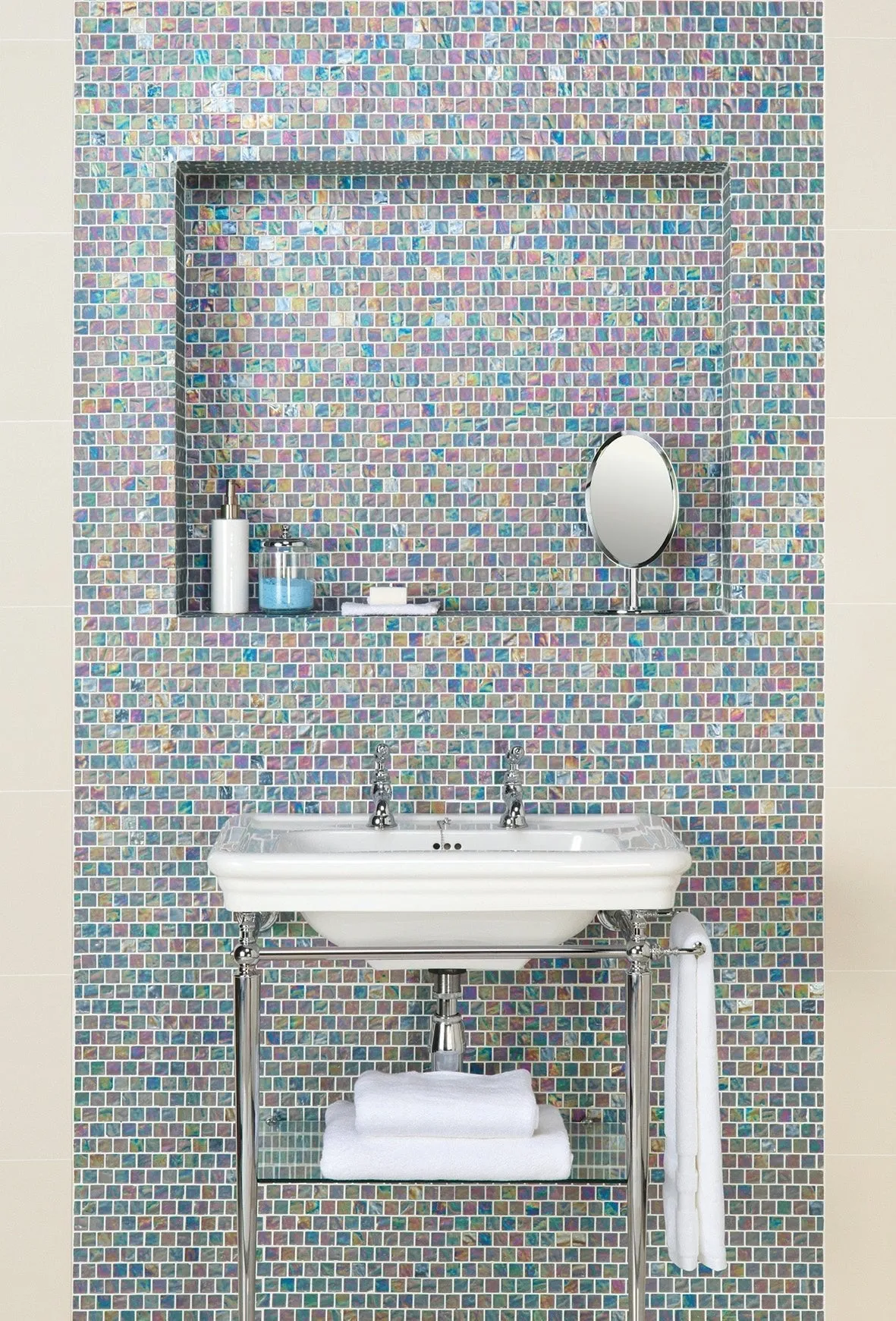 Serene Therapy Glass Mosaic