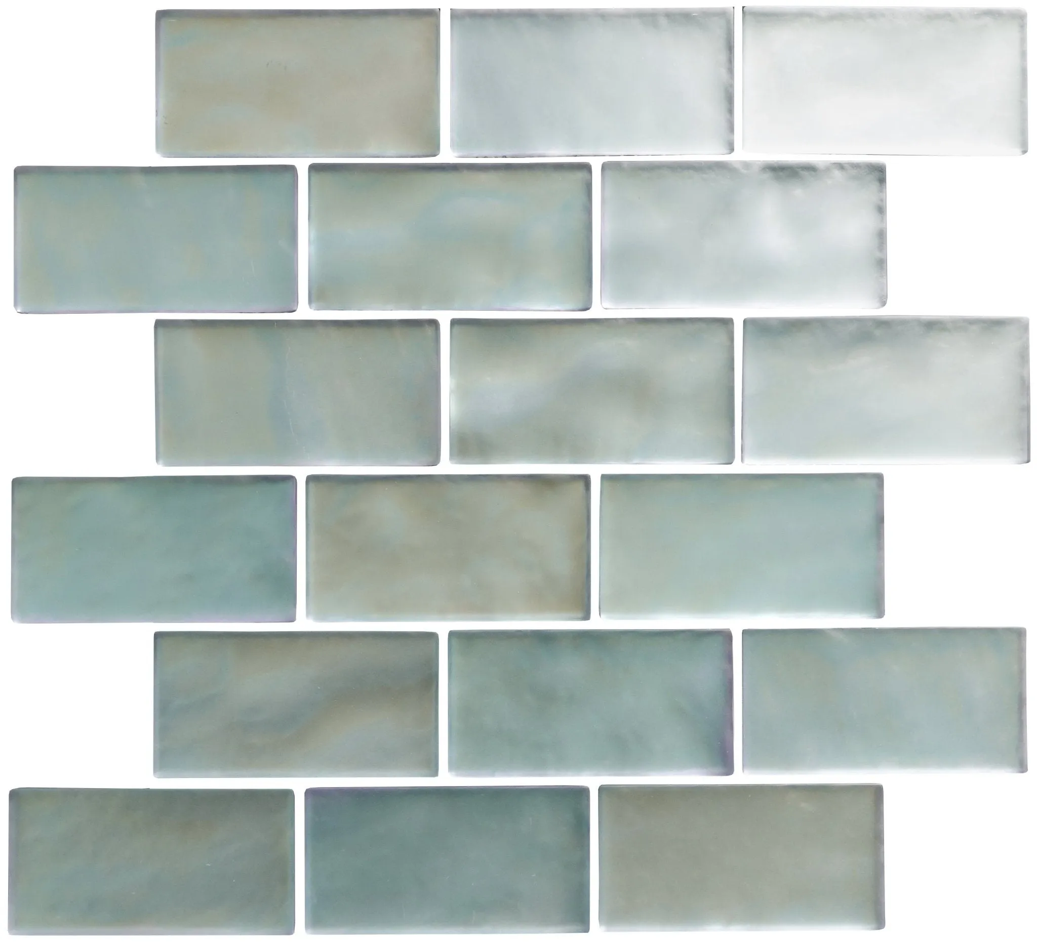 Silver Frost Mosaic Radiance