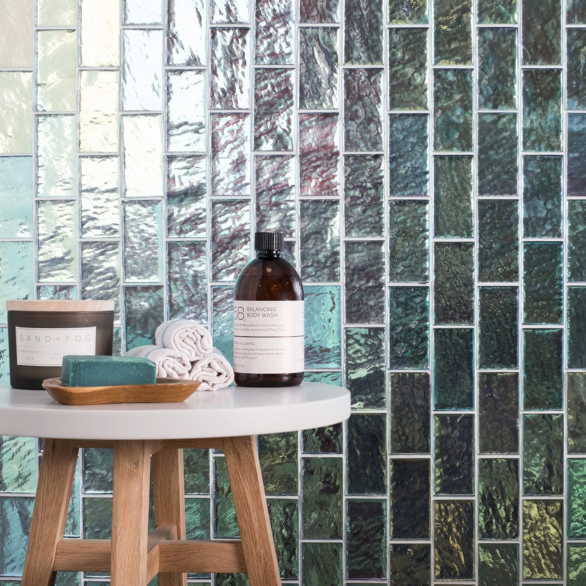 Silver Gloss Mosaic Radiance