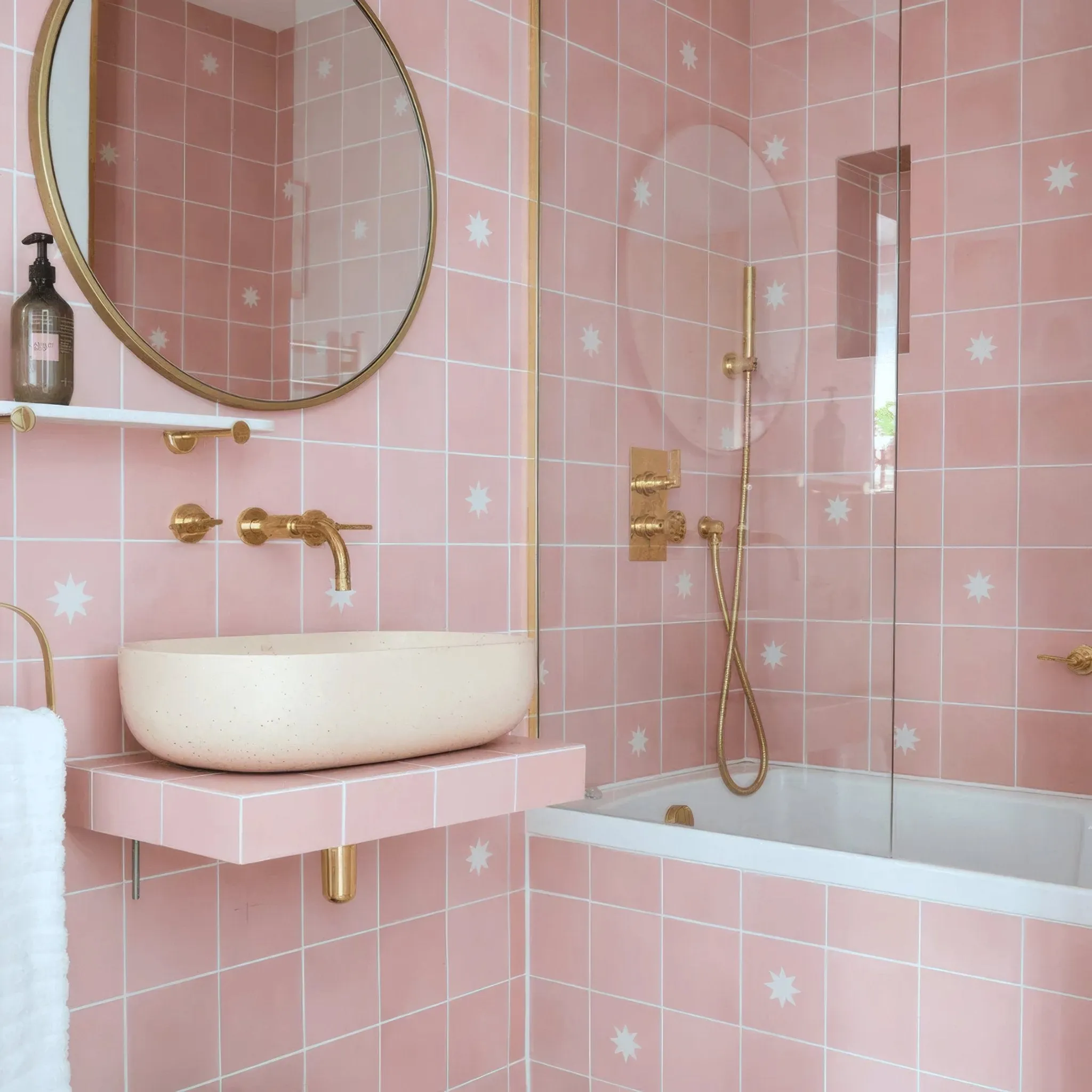 Small Rose Tile
