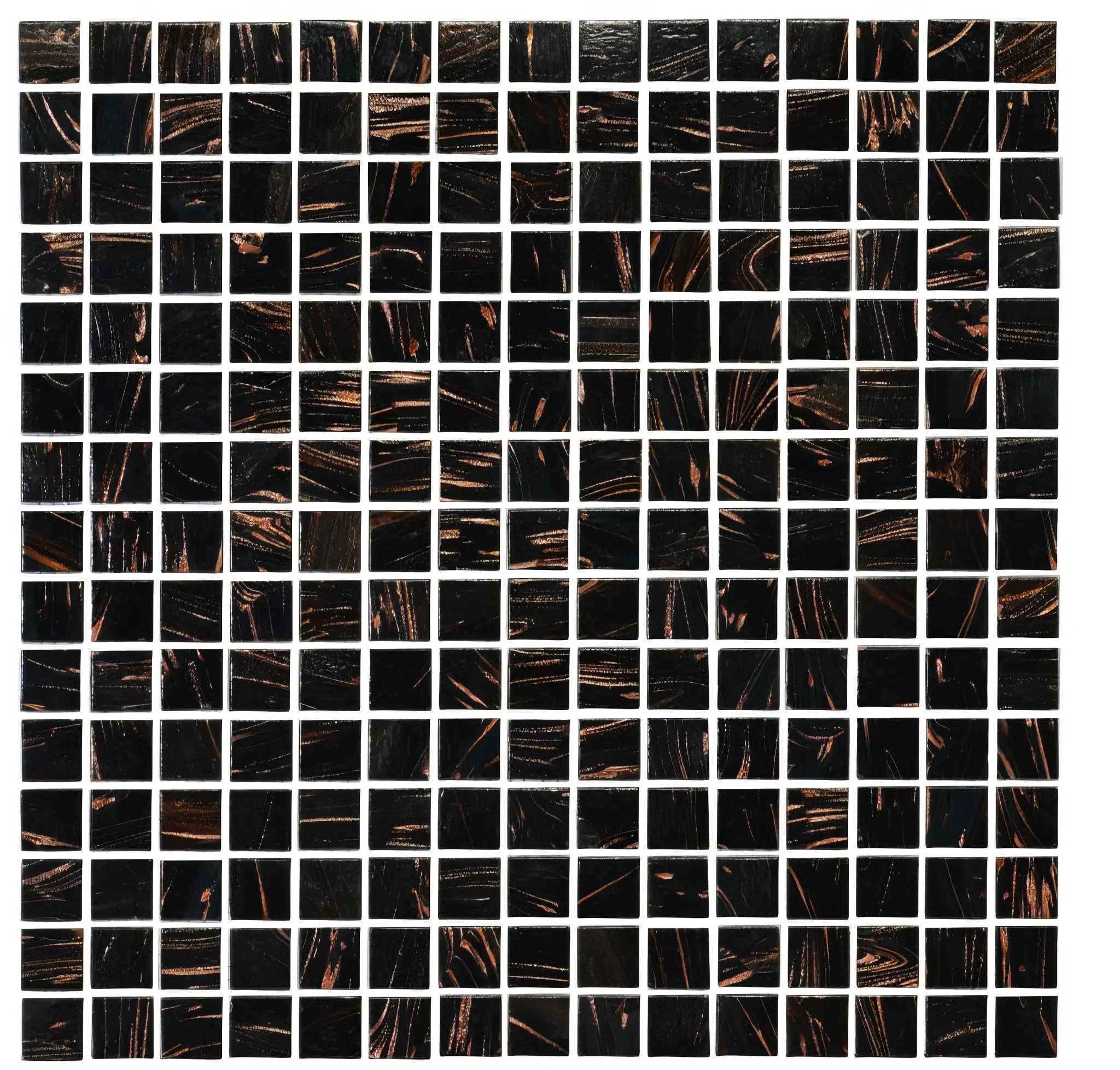 Smokey Ridge Gold Fleck Glass Mosaic 20mm
