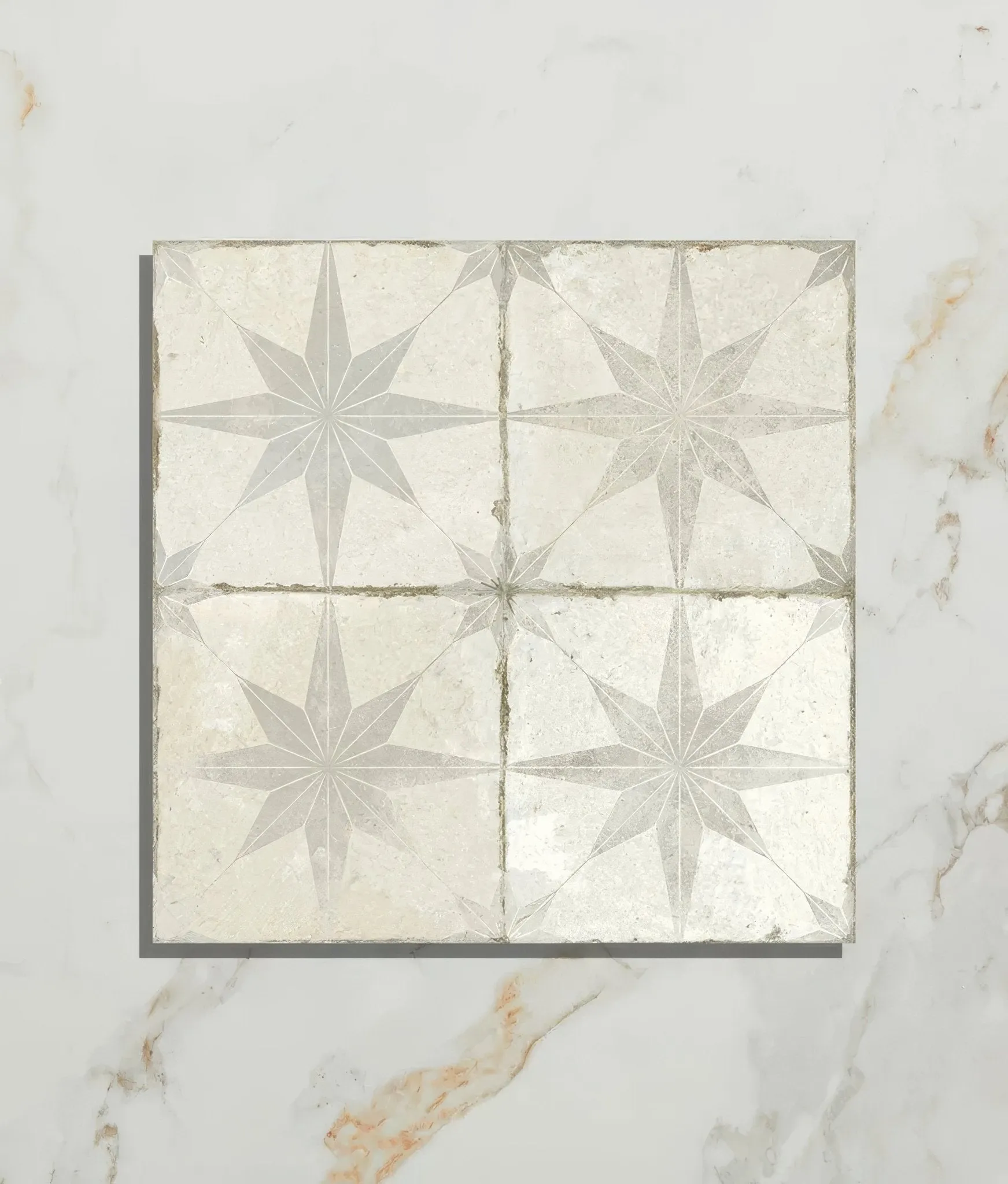 Spitalfields Ceramic Retro Star White