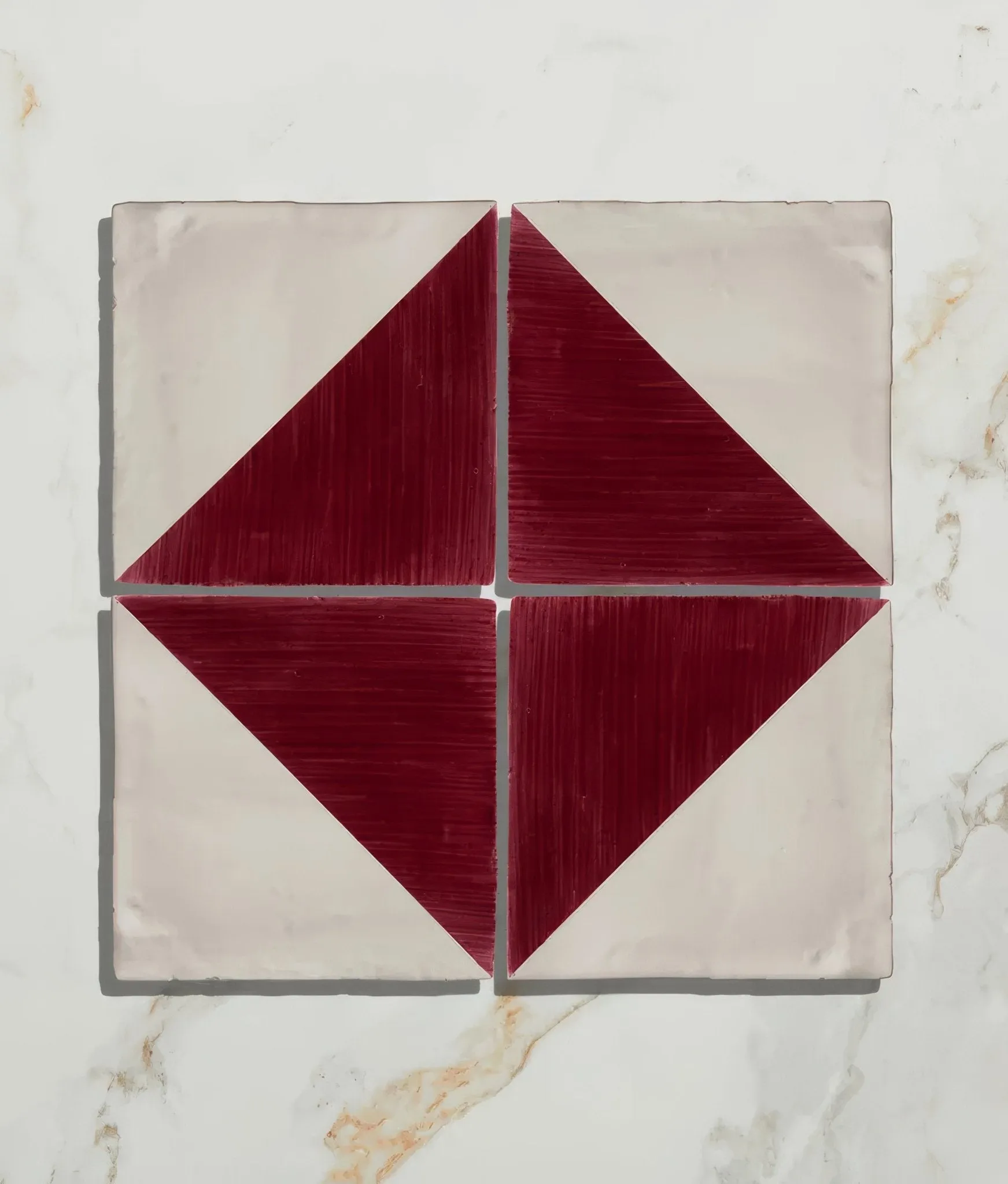 Studio Jamboree Handpainted Ceramic Wine Tri