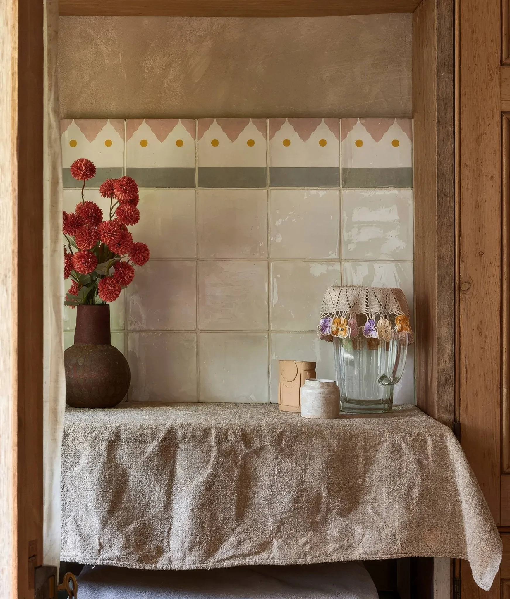Studio Minaret yellow Dot Ceramic