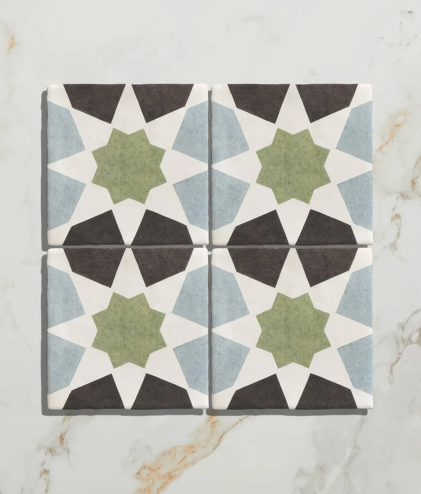 Studio Souk Green Star Ceramic