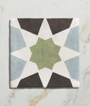 Studio Souk Green Star Ceramic