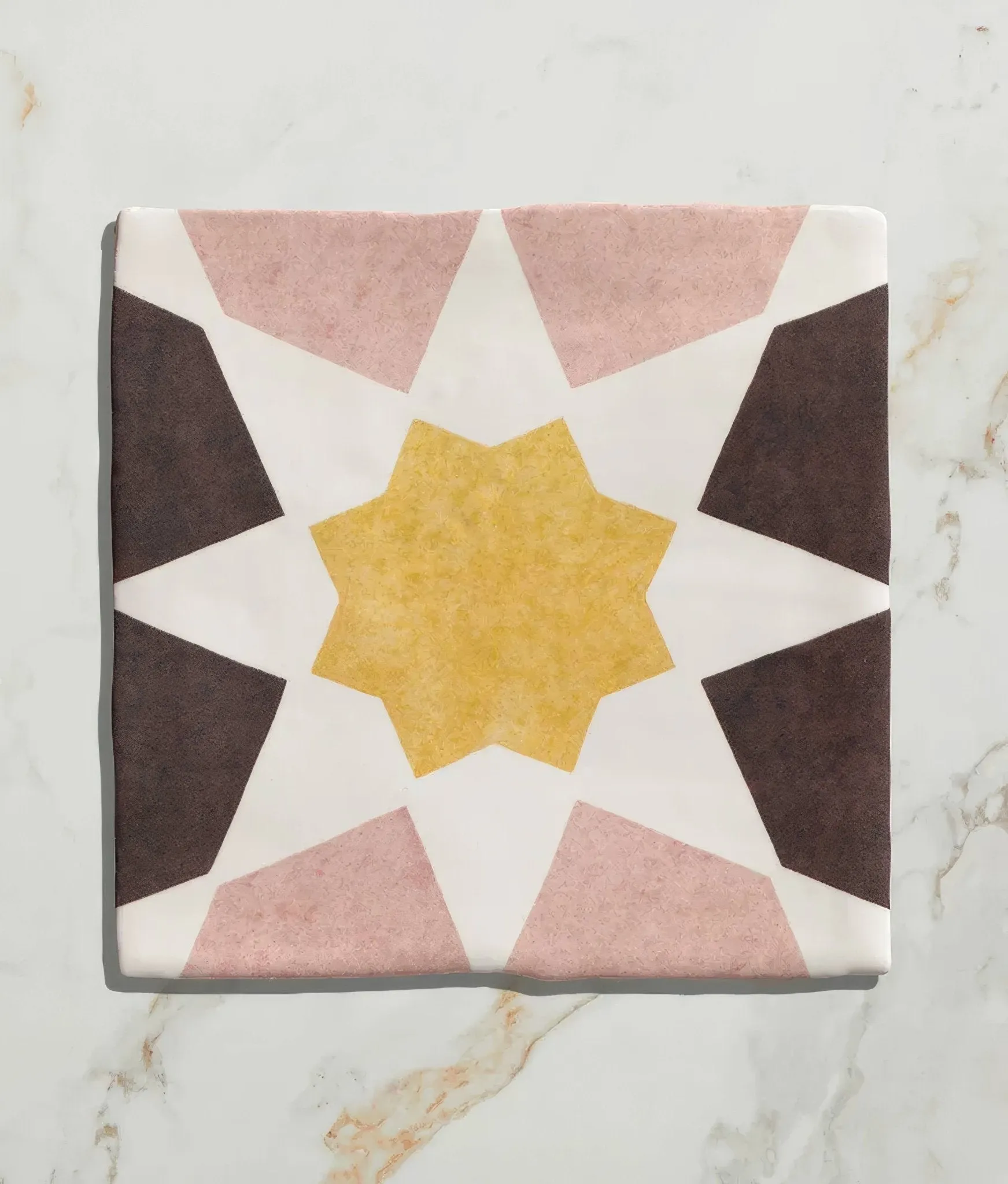 Studio Souk yellow Star Ceramic