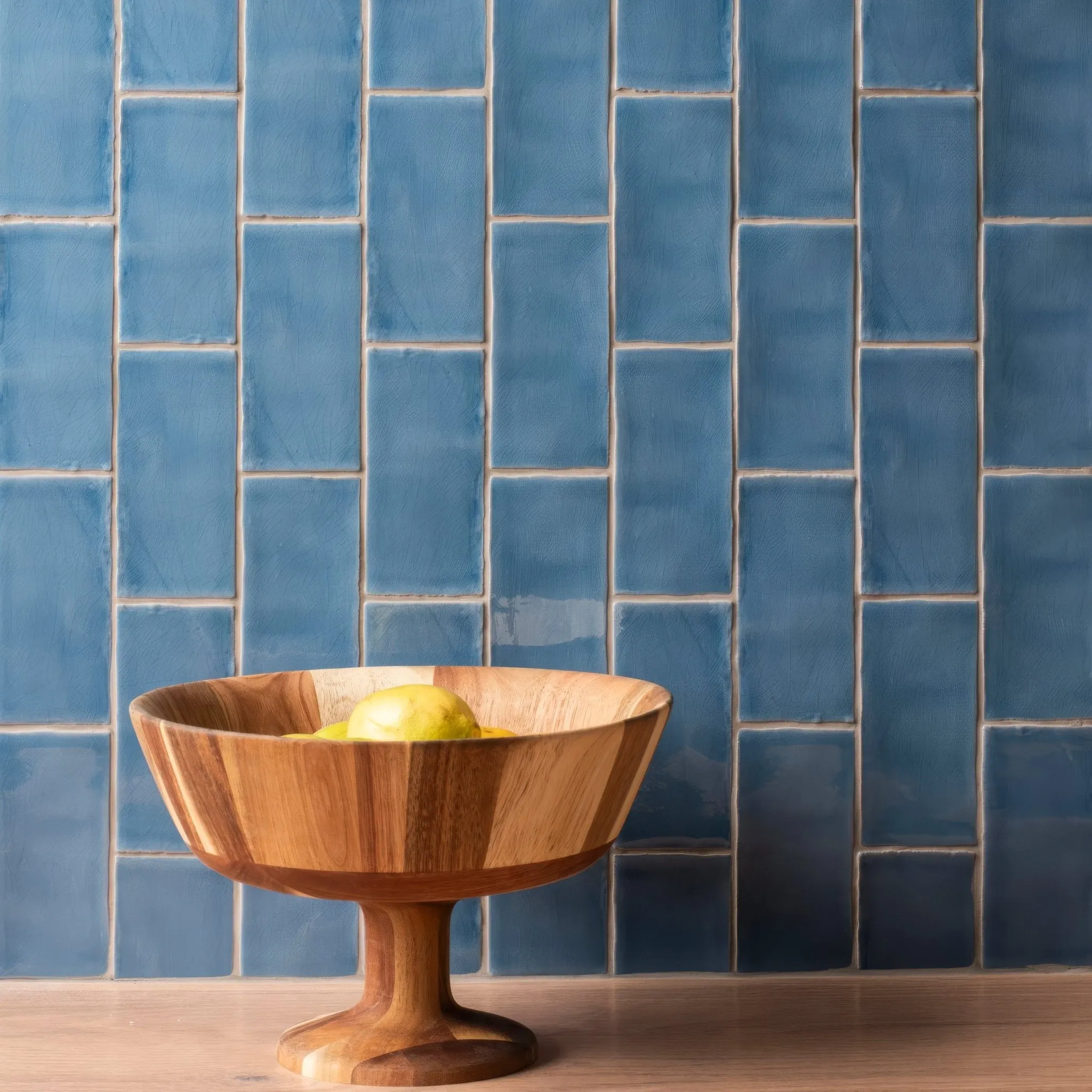 Teal Half Tile