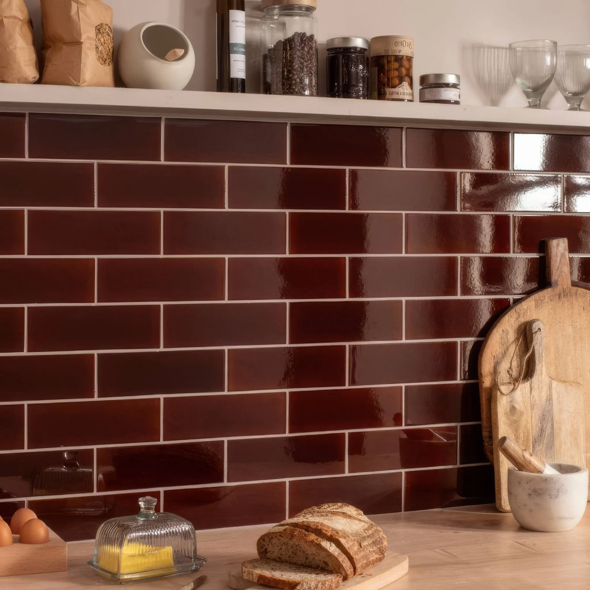 Teapot Brown Large Brick