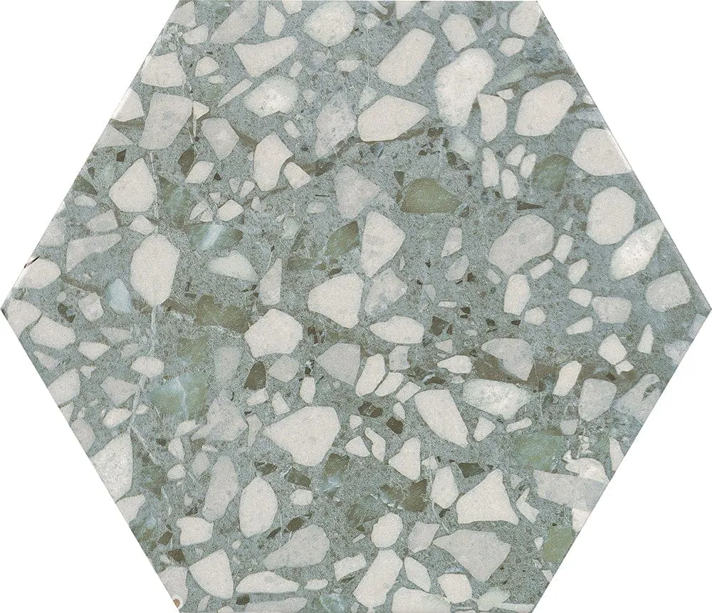 Terrazzo Hexagon Sage