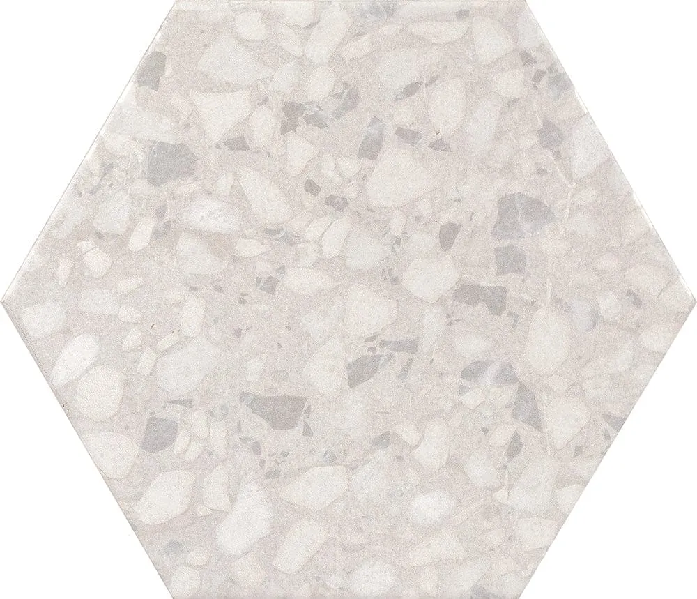Terrazzo Hexagon Talc