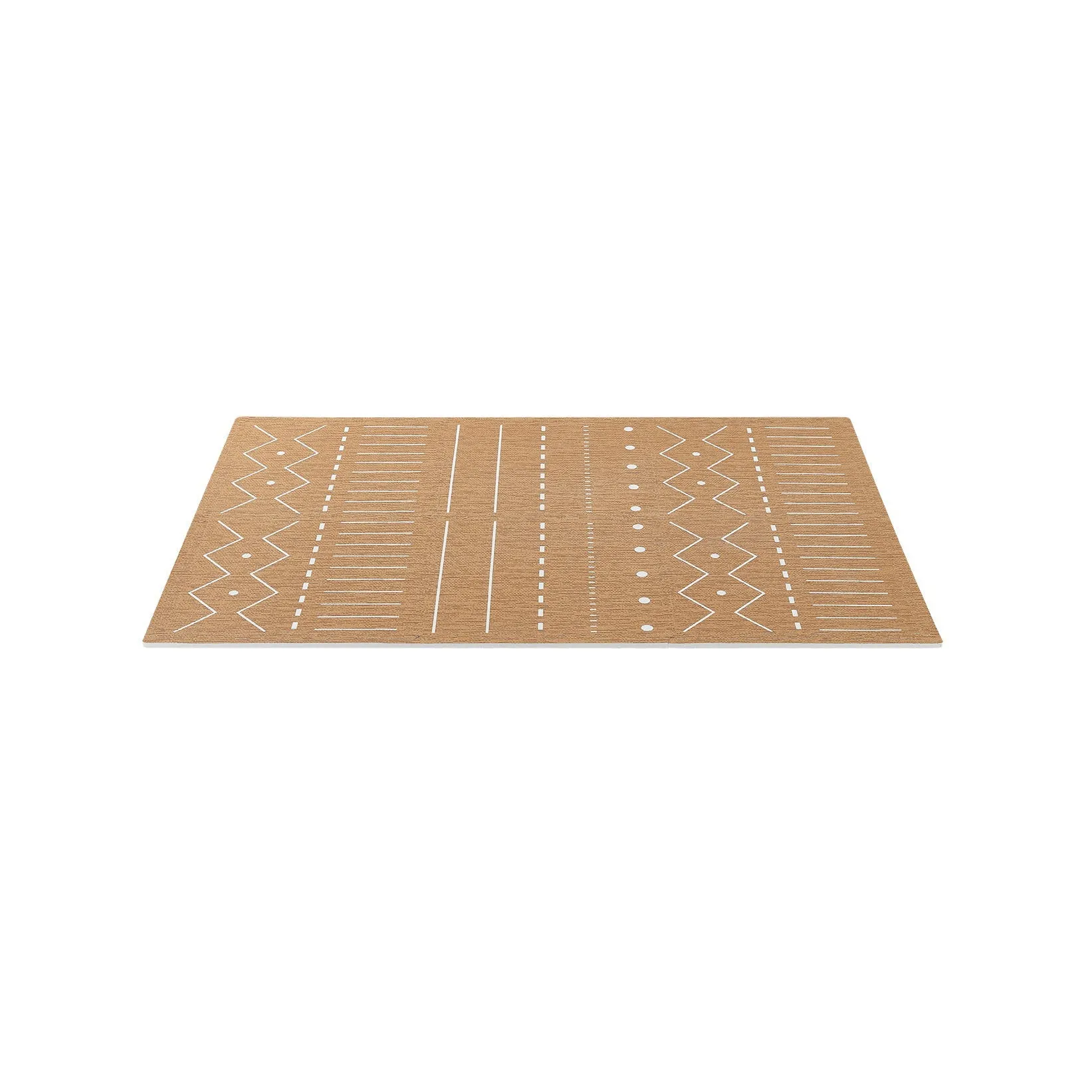 Toddlekind Prettier Puzzle Playmat Berber Camel 120x180cm - 6 Tiles & 12 Edging Borders