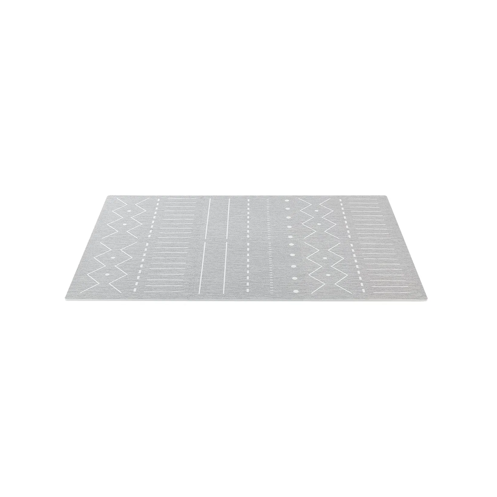 Toddlekind Prettier Puzzle Playmat Berber Storm 120x180cm - 6 Tiles & 12 Edging Borders