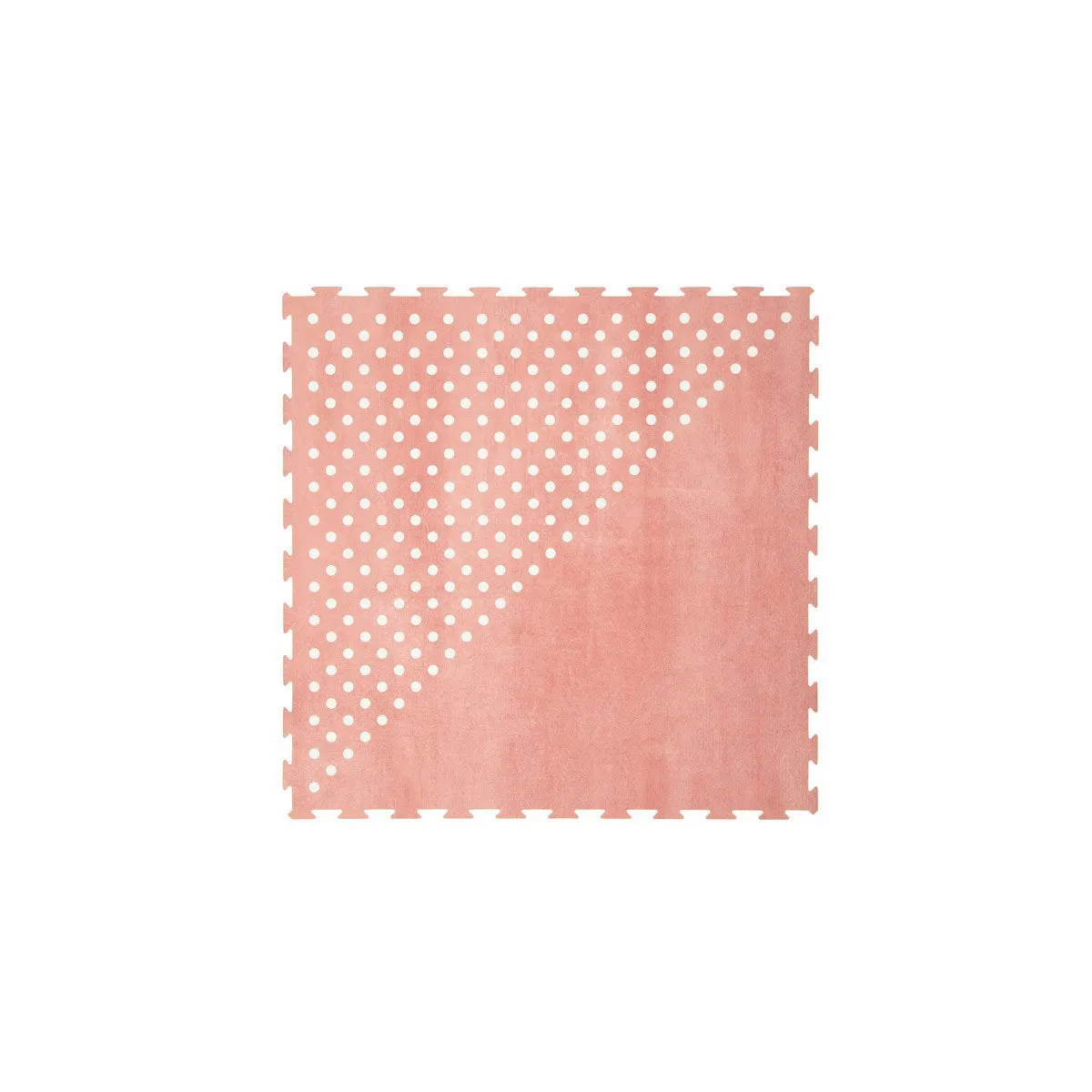 Toddlekind Prettier Puzzle Playmat Earth Ash Rose 120x180cm - 6 Tiles & 12 Edging Borders