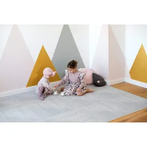 Toddlekind Prettier Puzzle Playmat Earth Dove 120x180cm - 6 Tiles & 12 Edging Borders