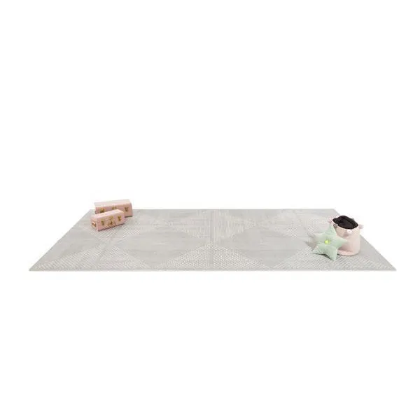 Toddlekind Prettier Puzzle Playmat Earth Dove 120x180cm - 6 Tiles & 12 Edging Borders