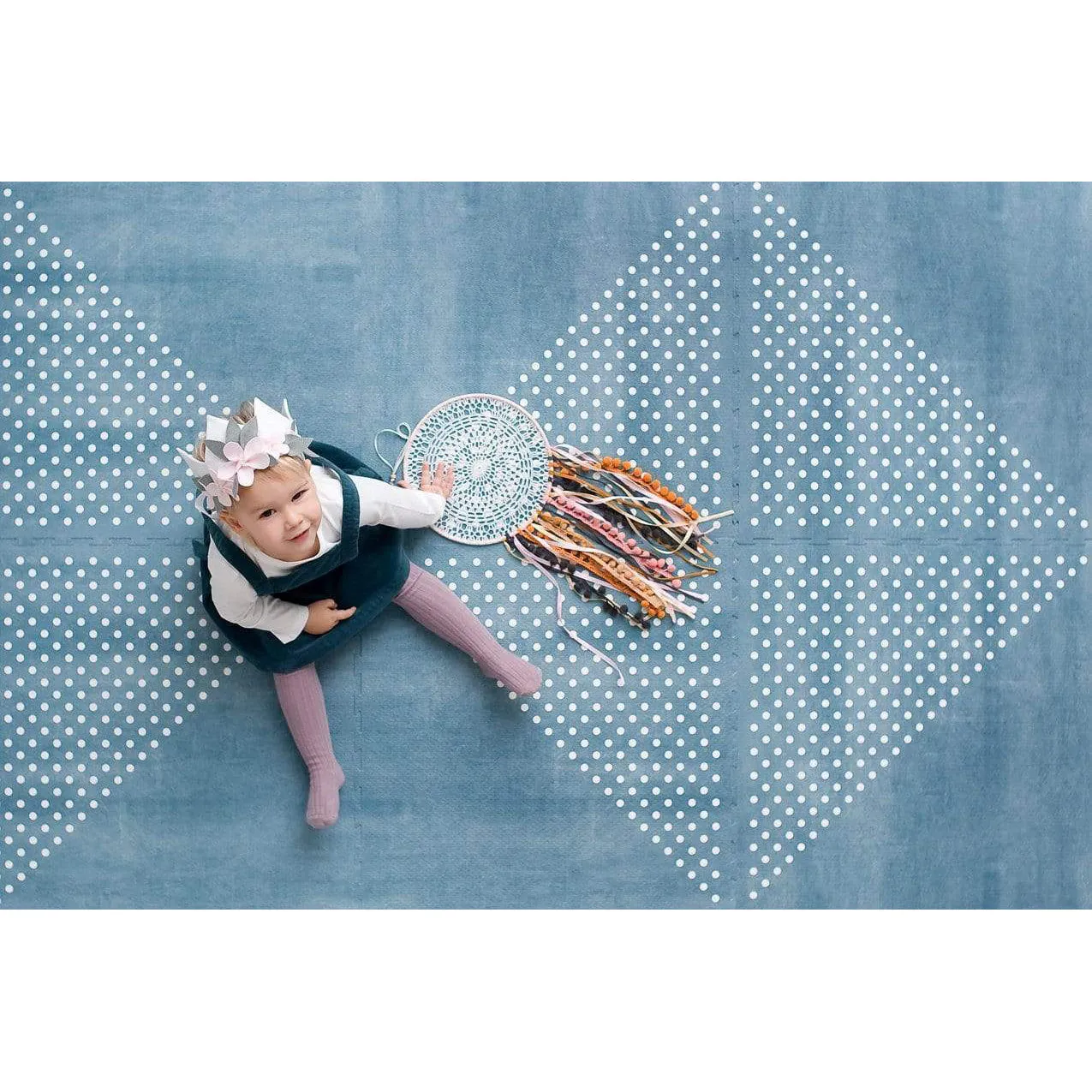 Toddlekind Prettier Puzzle Playmat Earth Marine 120x180cm - 6 Tiles & 12 Edging Borders