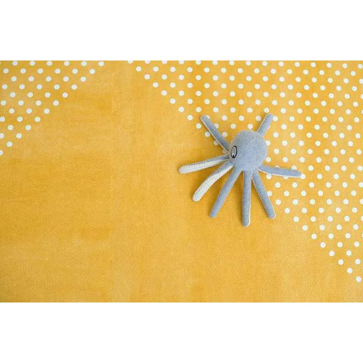 Toddlekind Prettier Puzzle Playmat Earth Mustard Flower 120x180cm - 6 Tiles & 12 Edging Borders