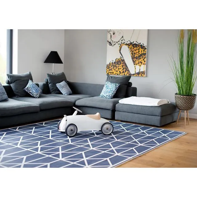Toddlekind Prettier Puzzle Playmat Nordic Petroleum 120x180cm - 6 Tiles & 12 Edging Borders